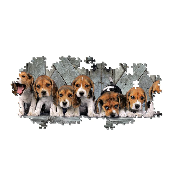 Clementoni Beagles Panorama 1000 Piece Jigsaw