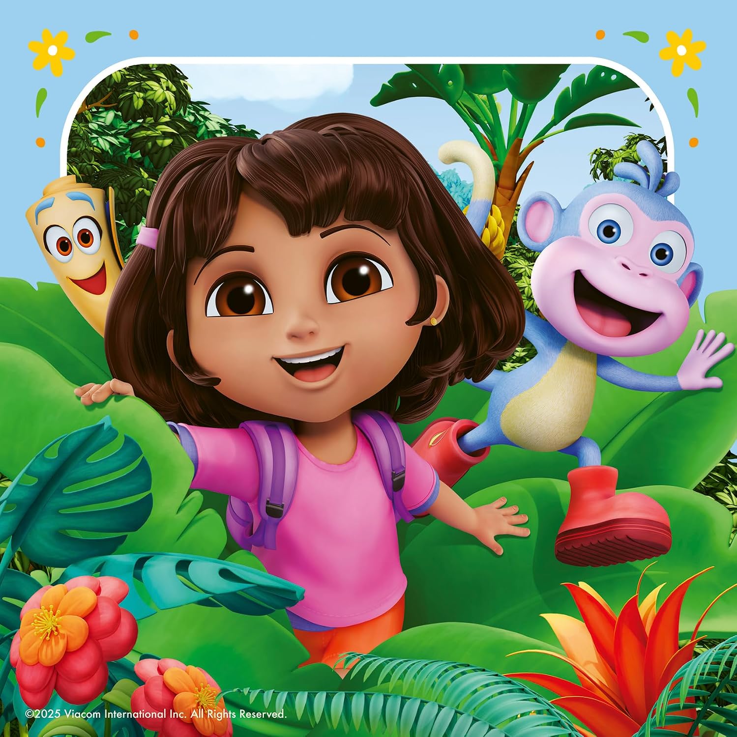 Dora the Explorer 3x49 Piece Jigsaw Puzzle