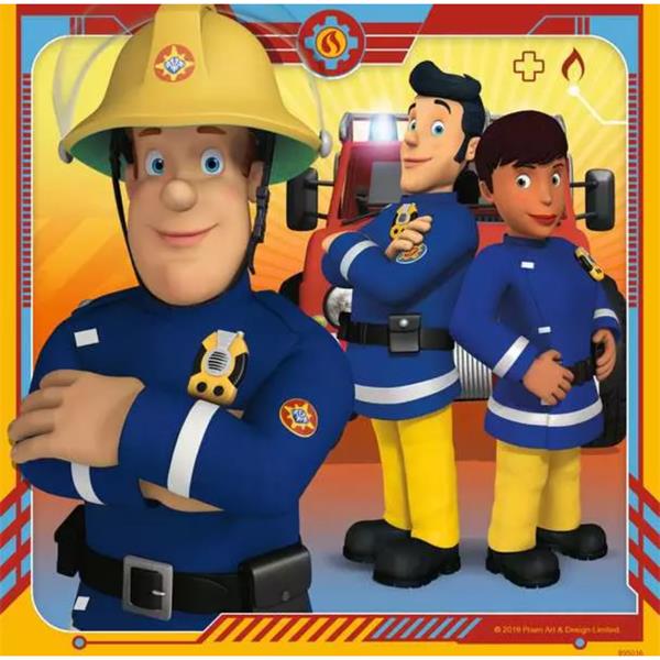 Fireman Sam to the rescue 3x49 Piece Jigsaw