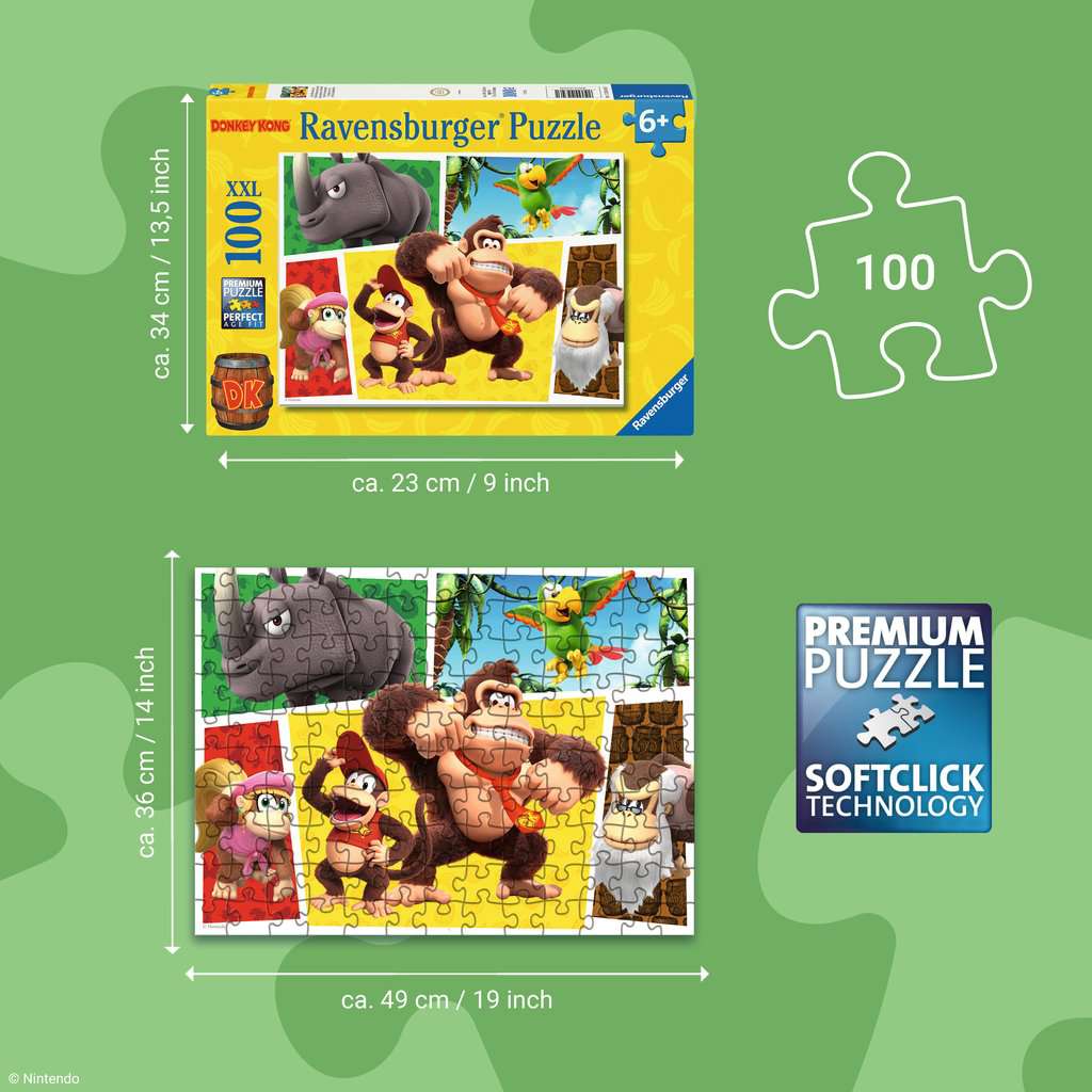 The Monkeys are loose! 100 XXL Piece Jigsaw Puzzle