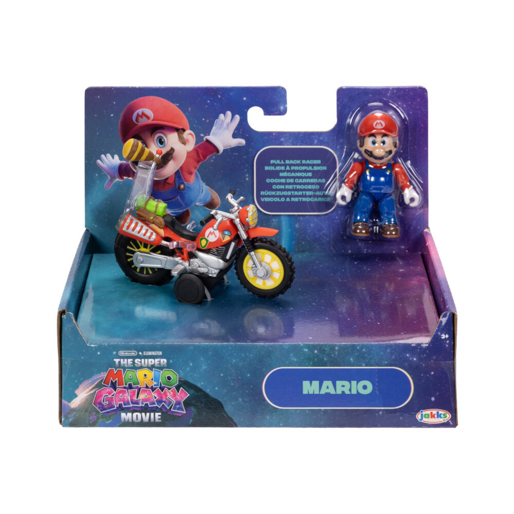 The Super Mario Galaxy Movie: Mario and Pull Back Racer Set