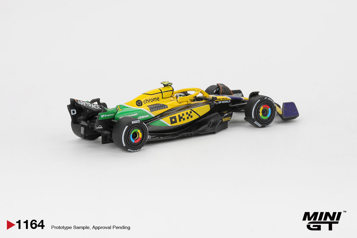 Mini GT McLaren MCL38 Lando Norris 2024 Monaco GP 1:64 Die Cast Model