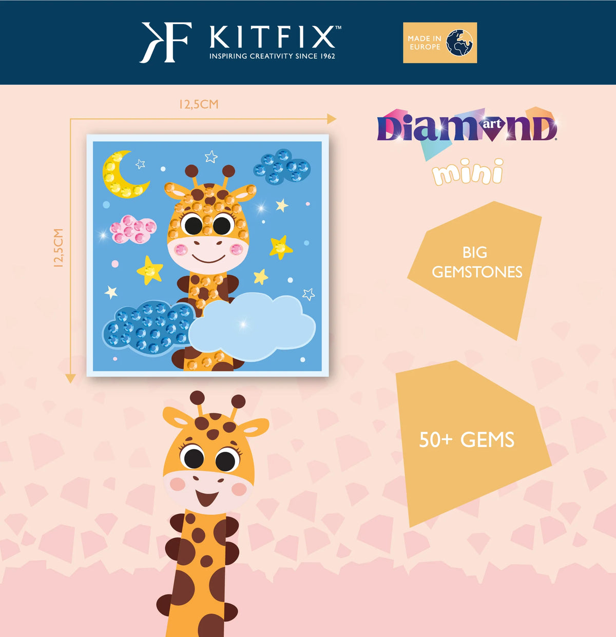 Kitfix Diamond Art Dreamy Giraffe