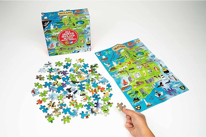 All Around Ireland Map - Kids Jigsaw