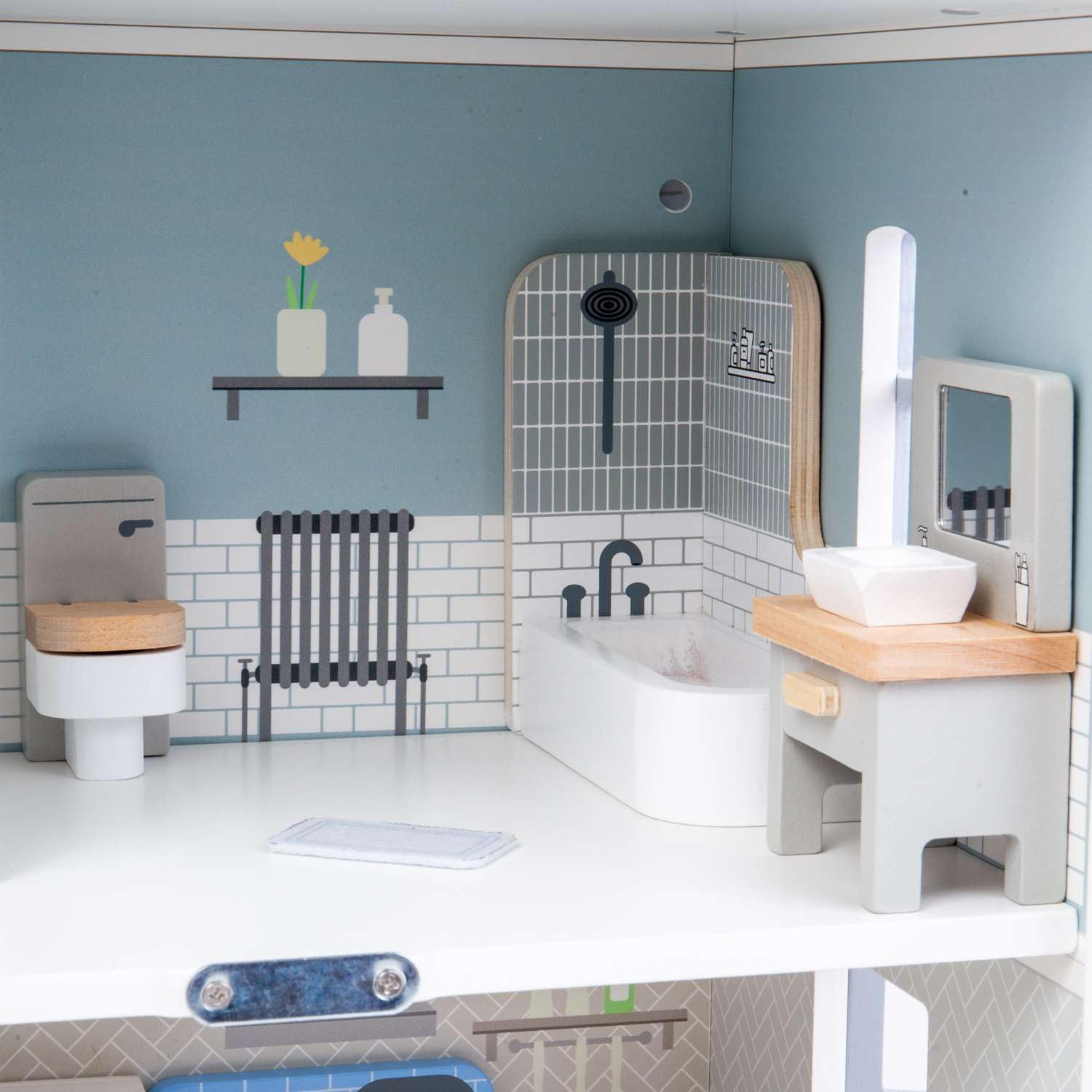 Wooden Play Dolls Hous Furniture