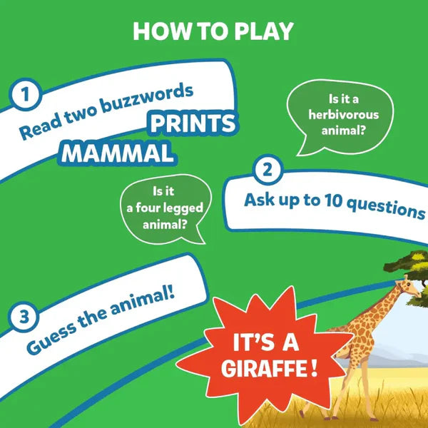 Skillmatics Guess in 10 Animals of the World