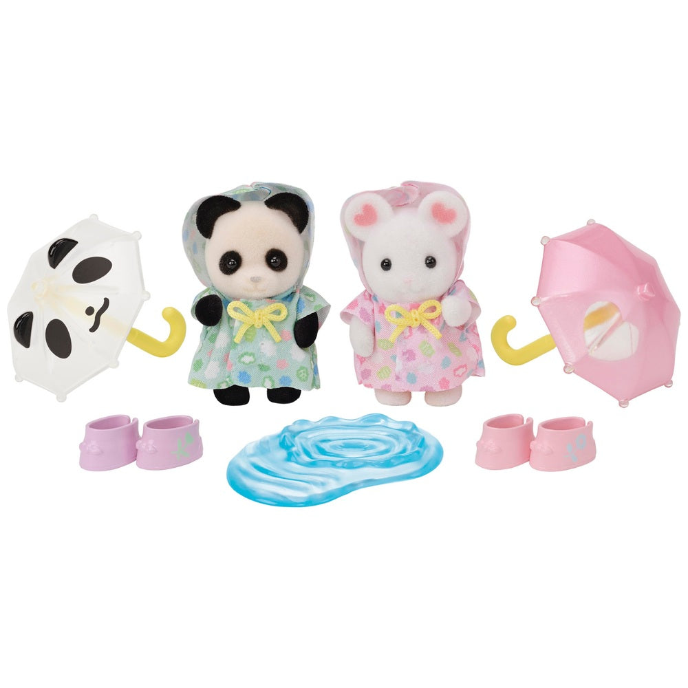 Sylvanian Families Nursery Friends Rainy Day Duo