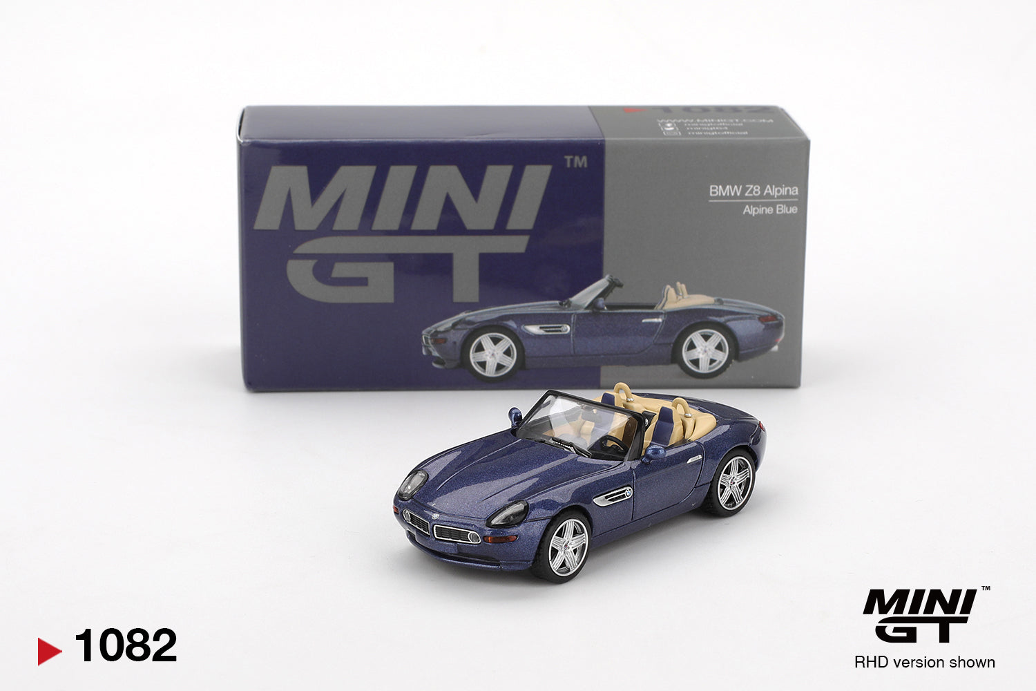 Mini GT BMW Z8 Alpina Alpine Blue 1:64 Scale