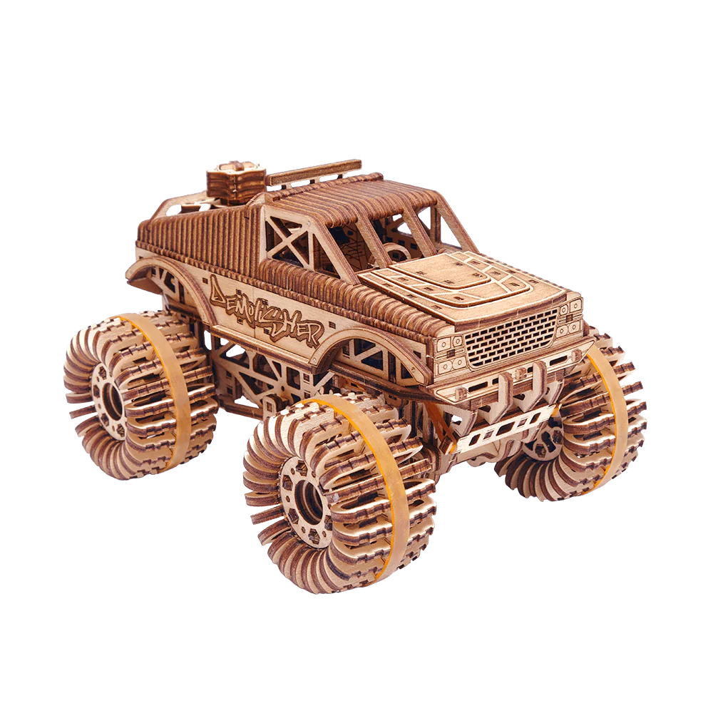 Wood Trick Monster Truck 556 Piece Set