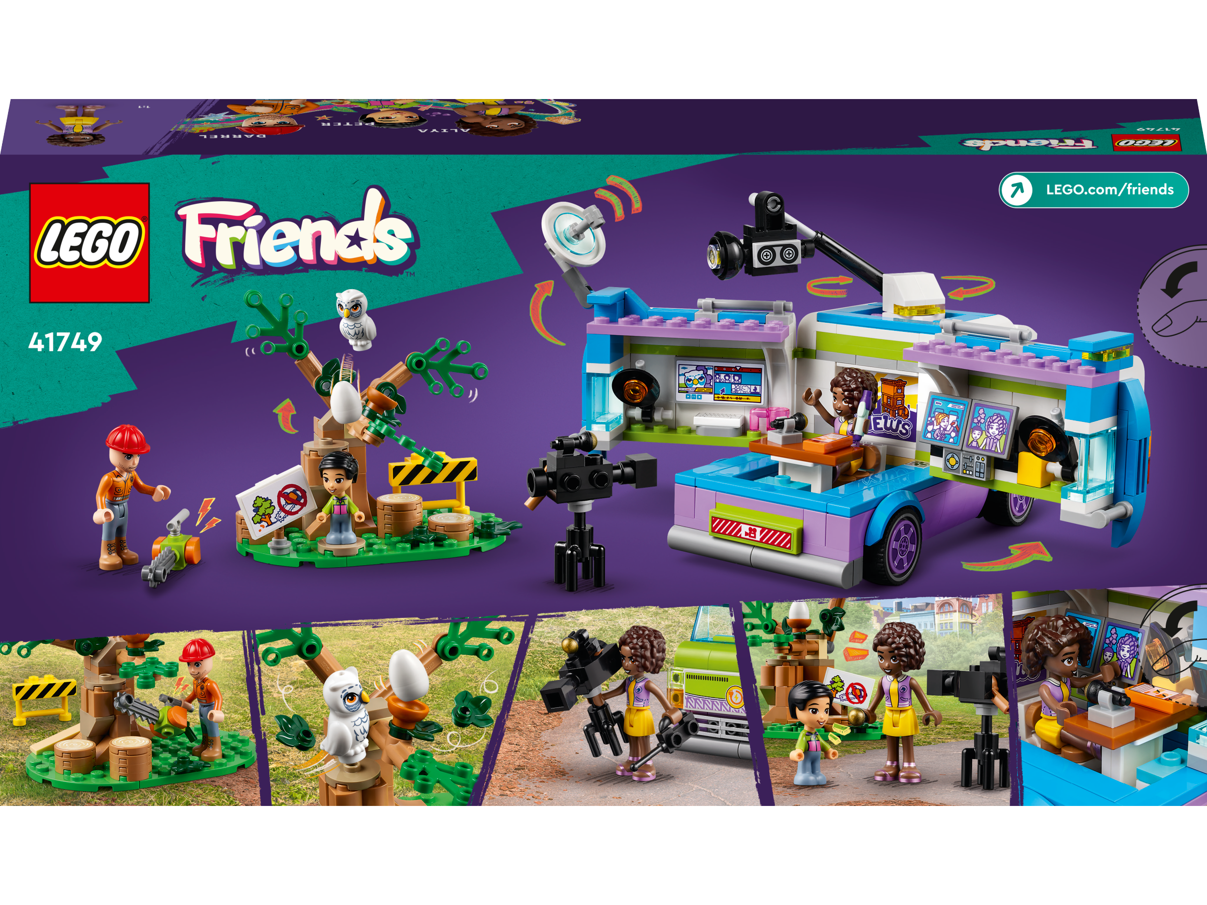 Lego 41749 Newsroom Van