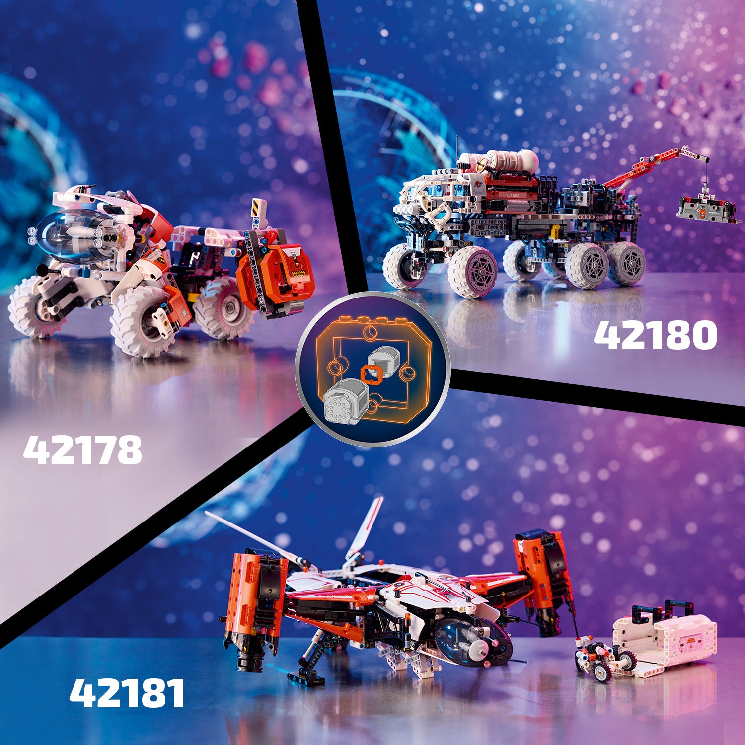 Lego 42179 Planet Earth and Moon in Orbit Set