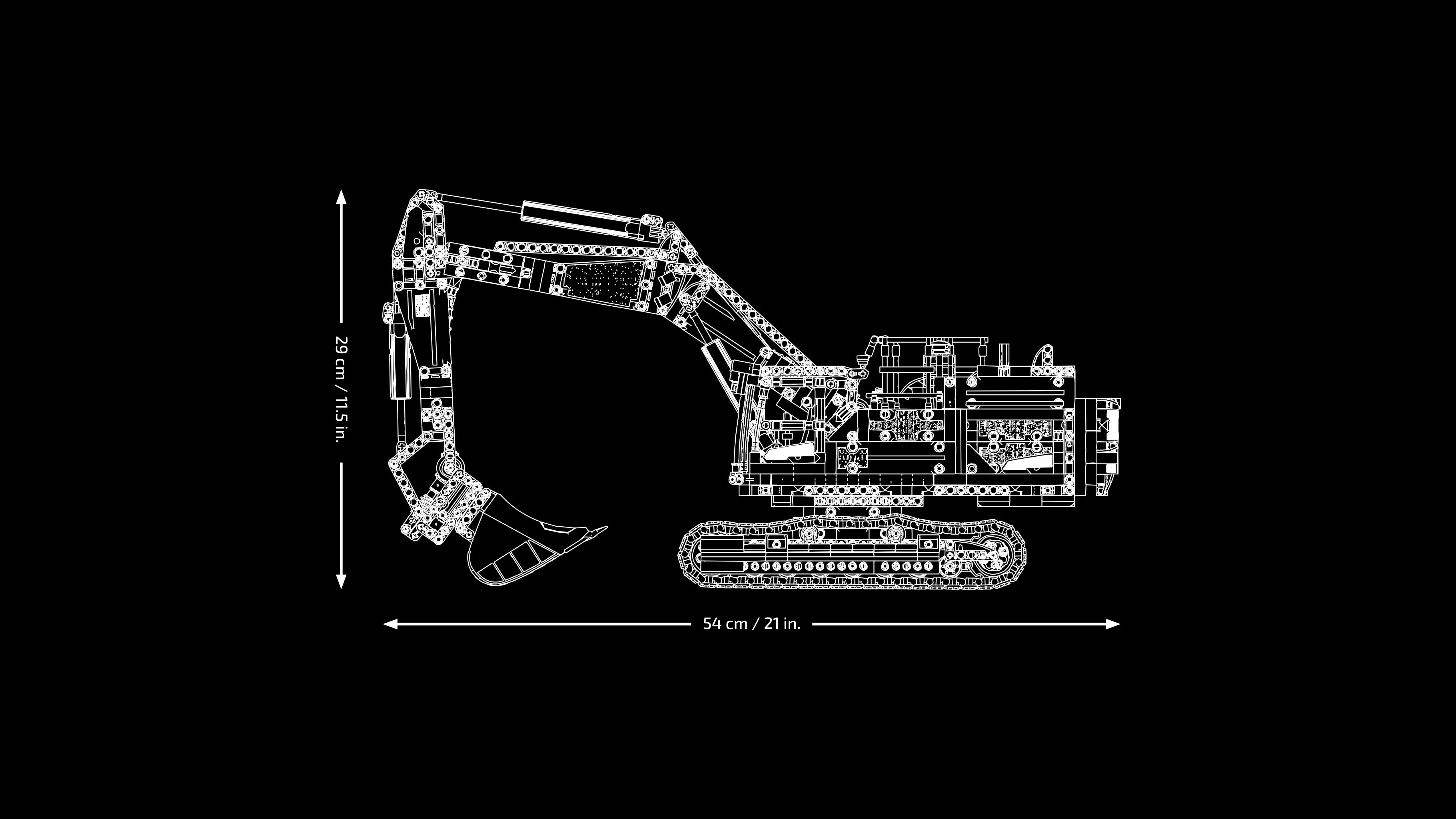 Lego 42215 Volvo EC500 Hybrid Excavator