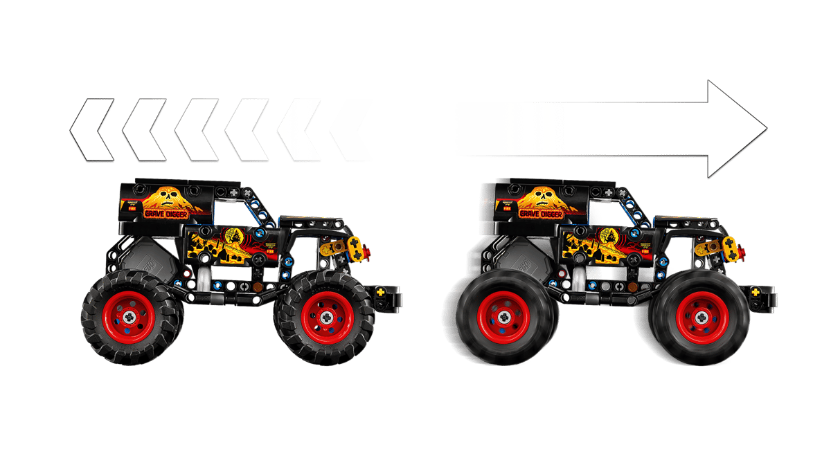 Lego 42219 Monster Jam™ Grave Digger™ Fire and Ice