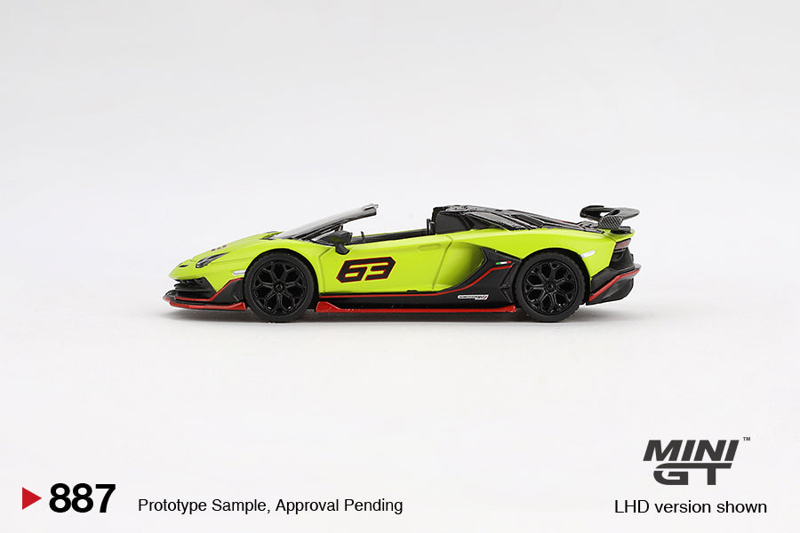 Mini GT Lamborghini Aventador SVJ 63 1:64 Scale