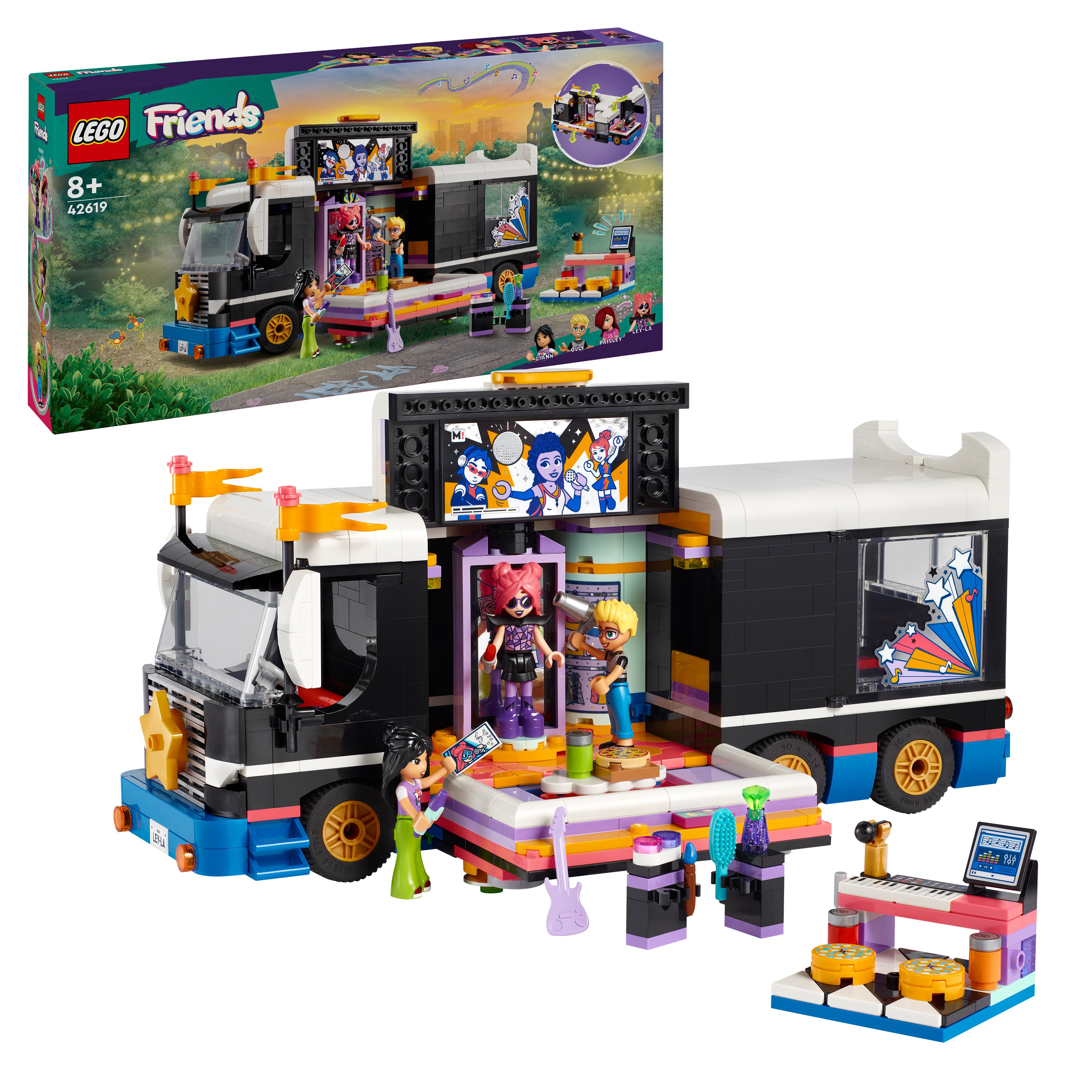 Lego 42619 Pop Star Music Tour Bus