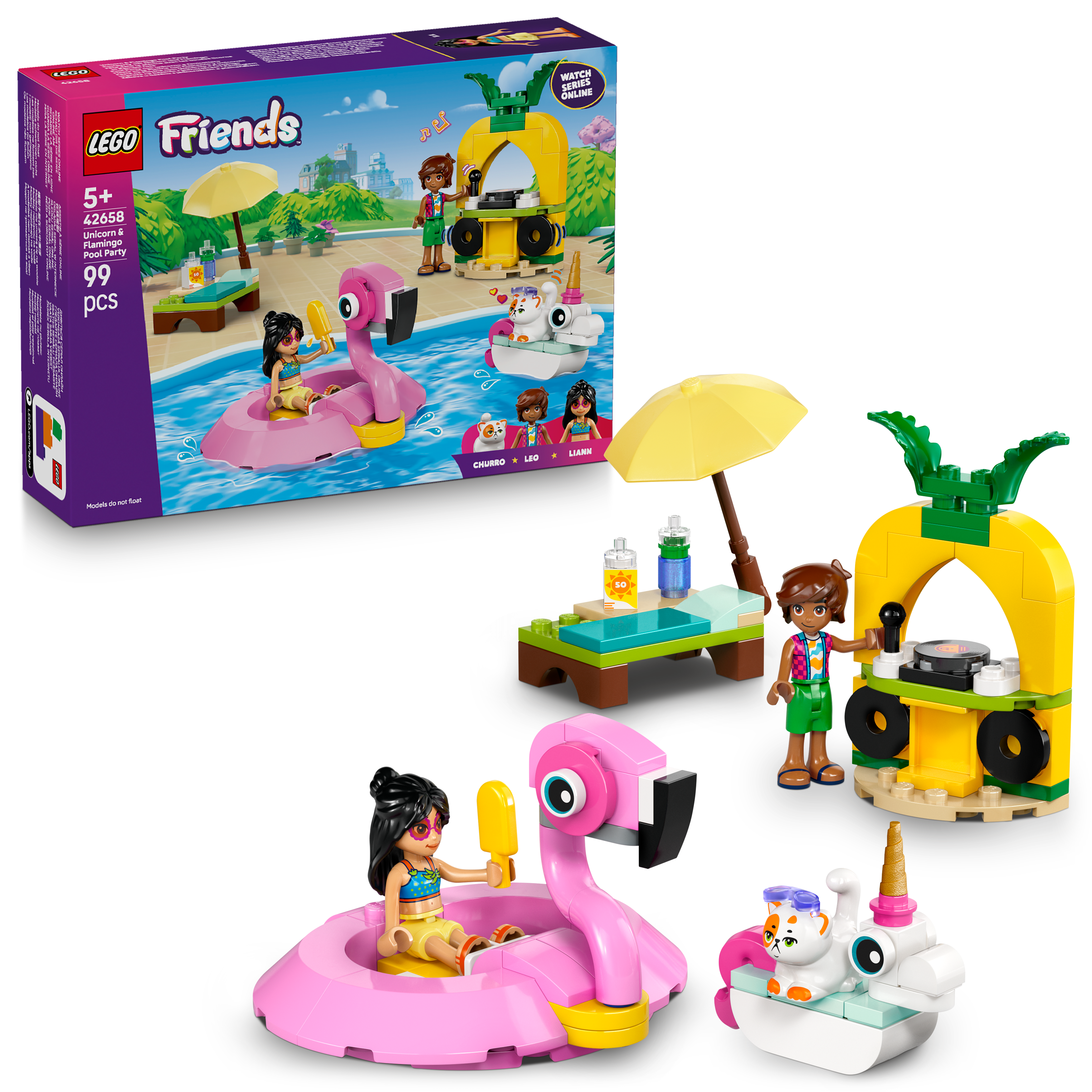 Lego 42658 Unicorn & Flamingo Pool Party