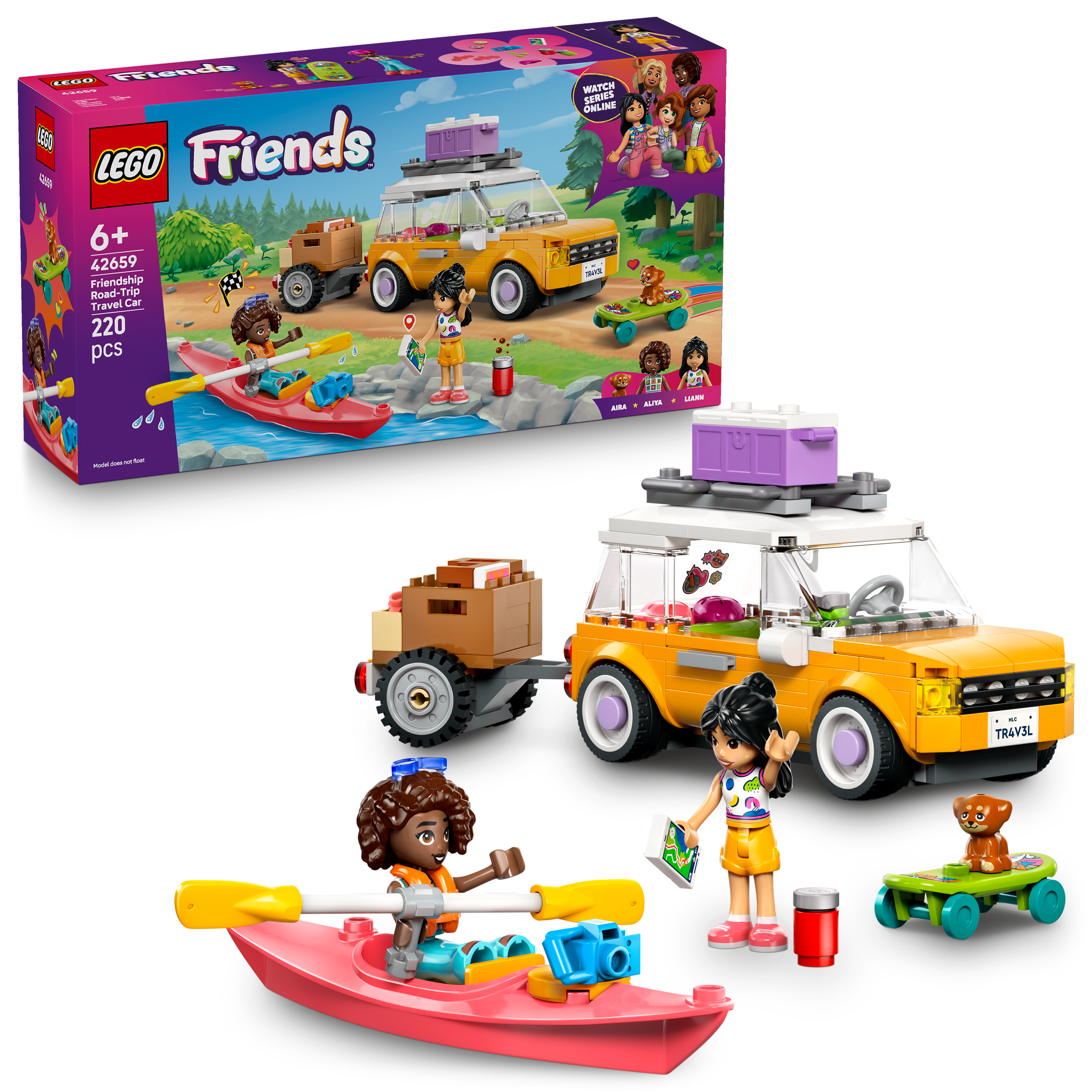 Lego 42659 Friendship Road-Trip Travel Car