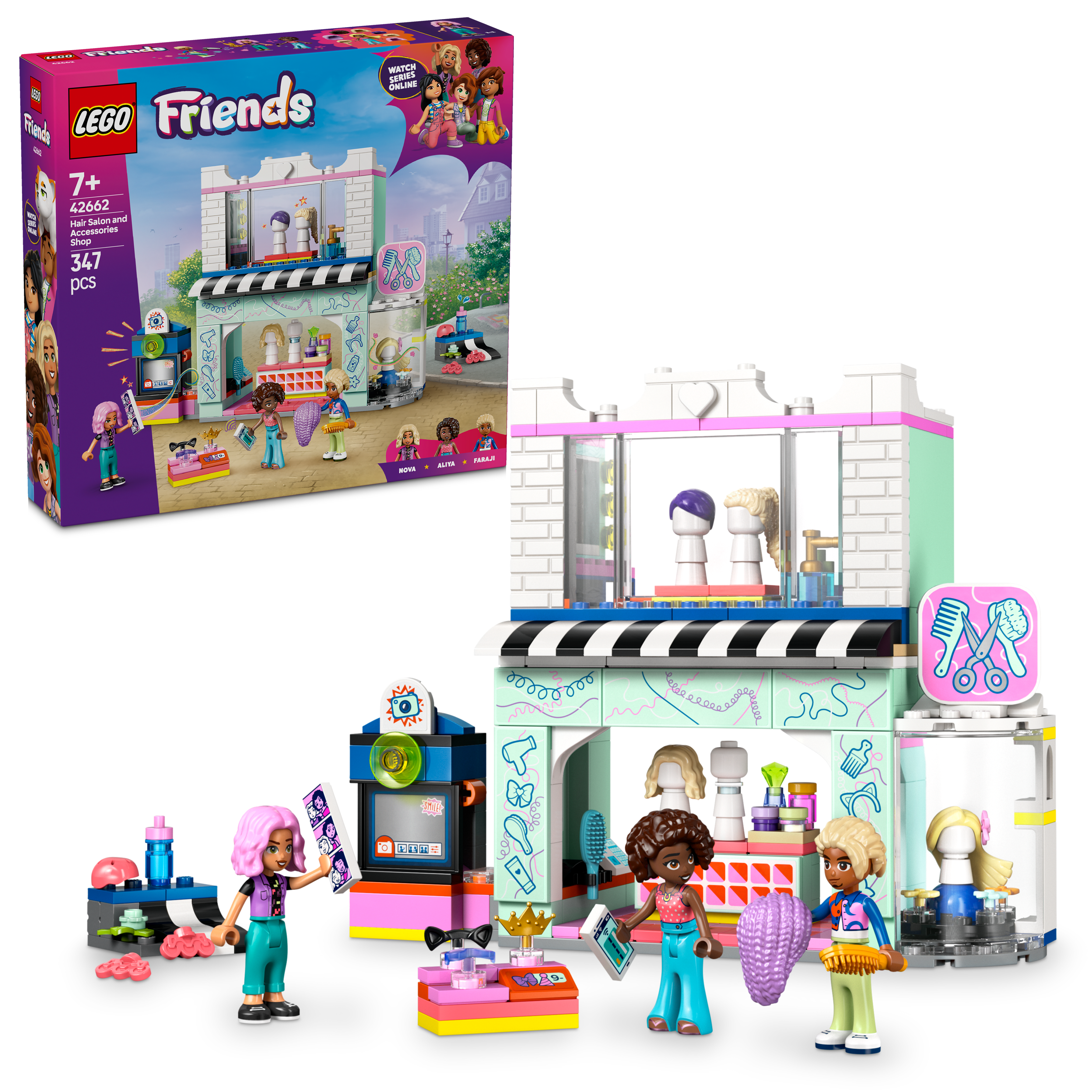 LEGO Friends 42662 Hair Salon and Accessories Stor