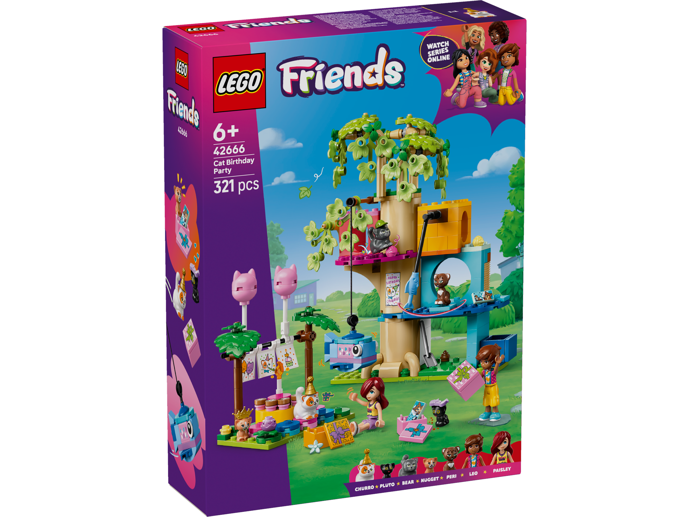 Lego 42666 Cat Birthday Party & Tree House