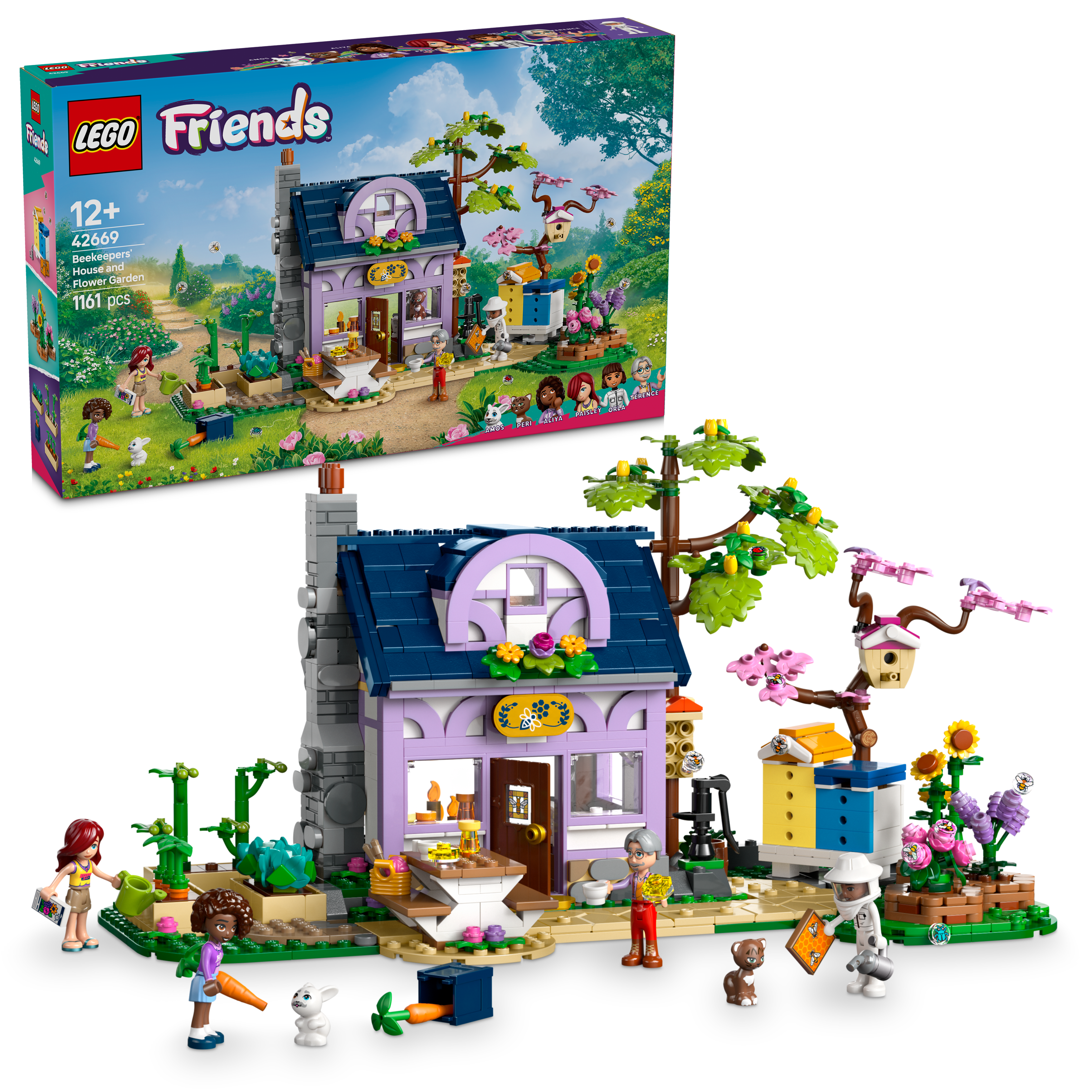 LEGO Friends 42669 Beekeepers House and Flower Ga