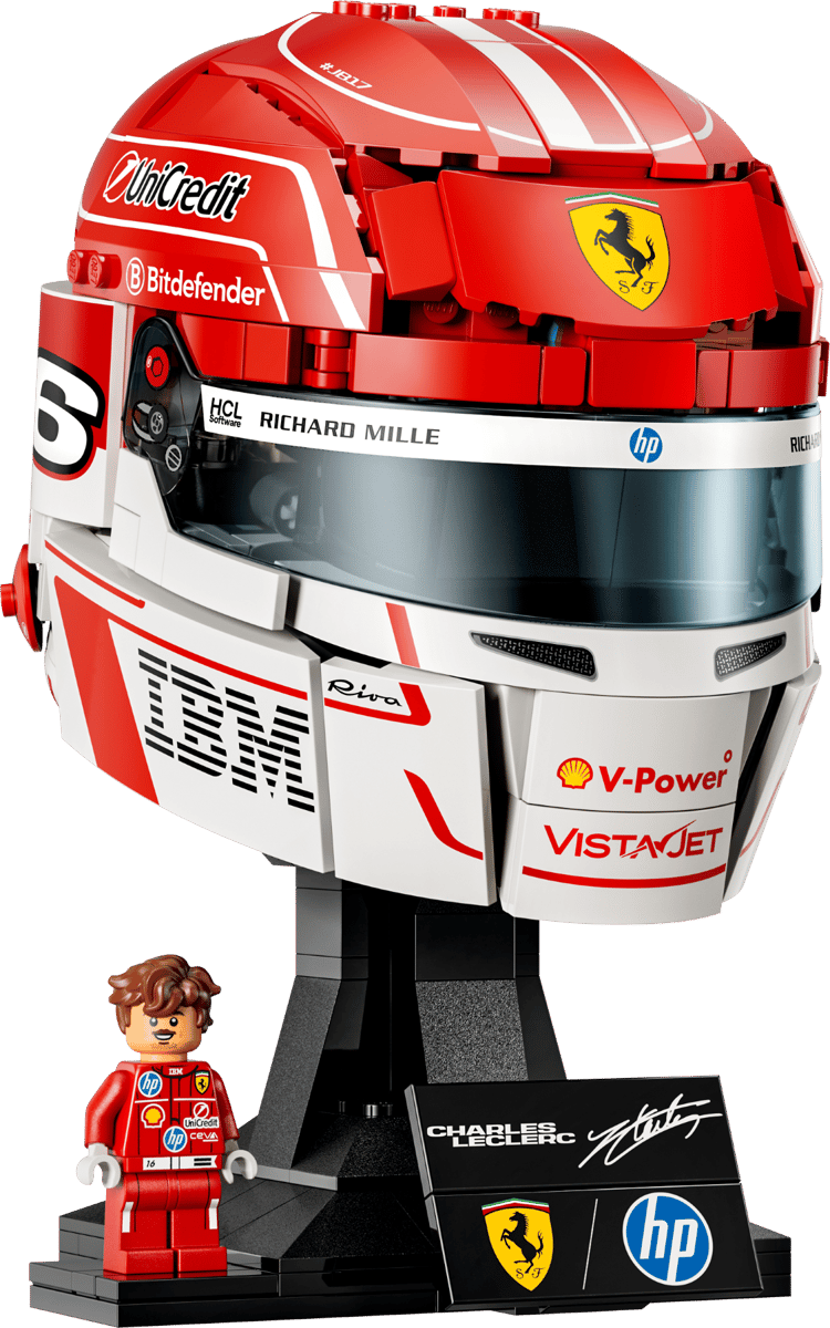 LEGO Editions 43014 Scuderia Ferrari HP Charles Leclerc Helmet Set
