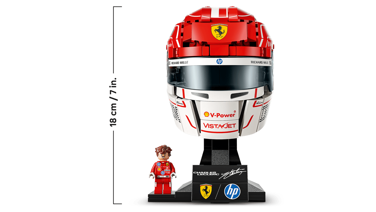 LEGO Editions 43014 Scuderia Ferrari HP Charles Leclerc Helmet Set