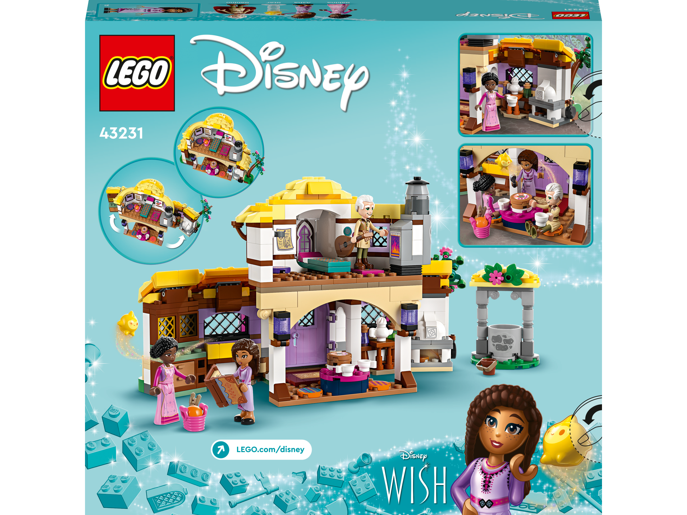Lego 43231 Disney Wish Ashas Cottage Building