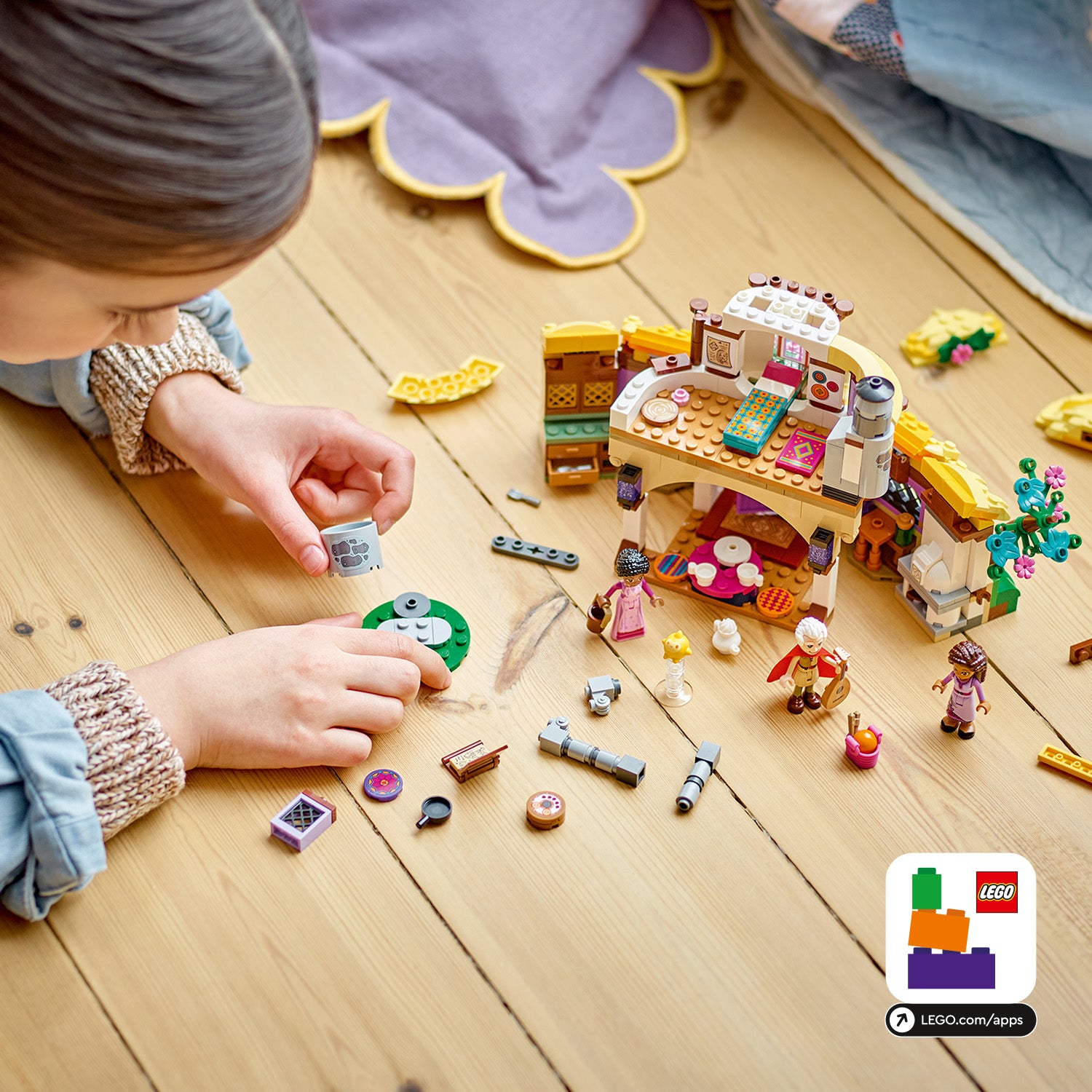 Lego 43231 Disney Wish Ashas Cottage Building