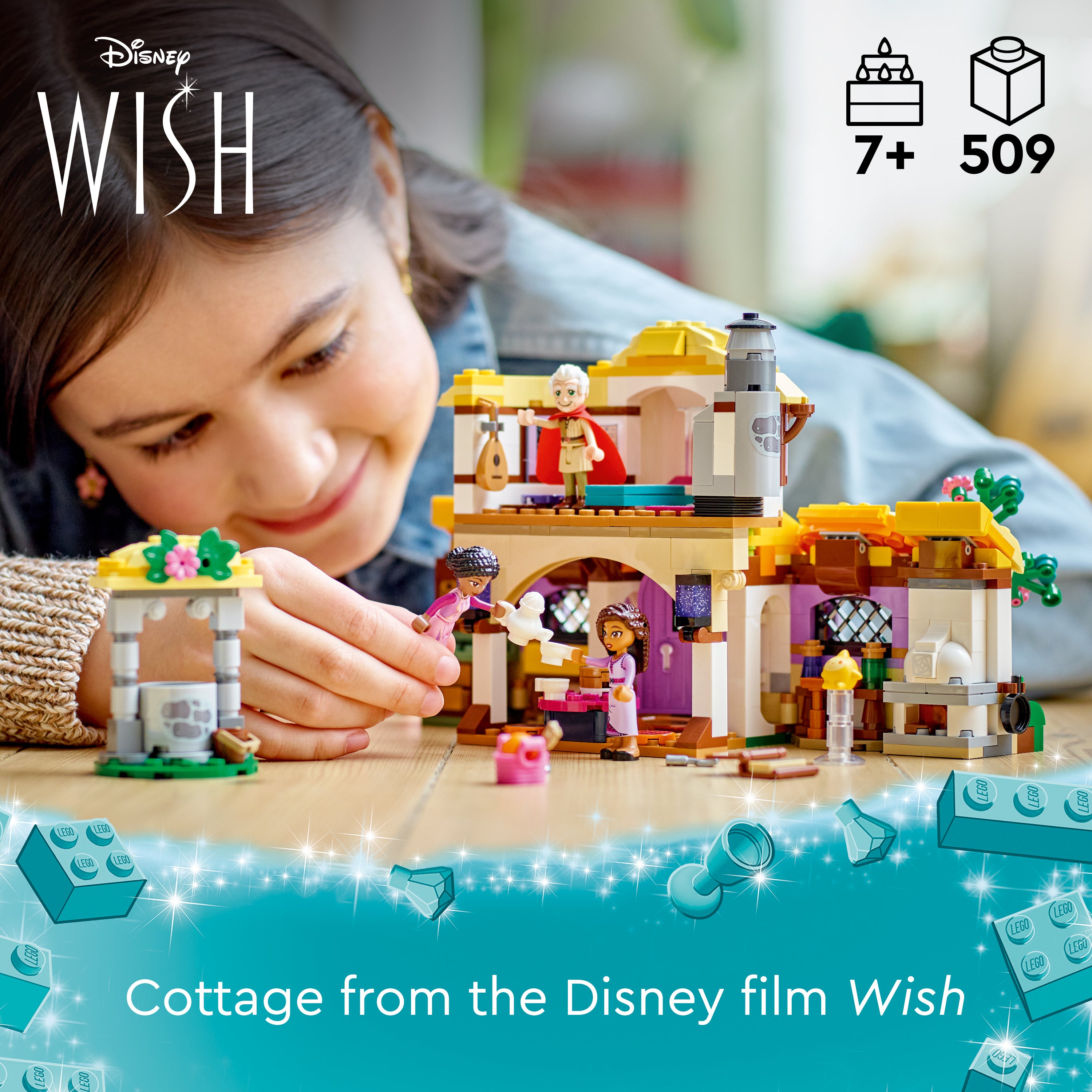 Lego 43231 Disney Wish Ashas Cottage Building