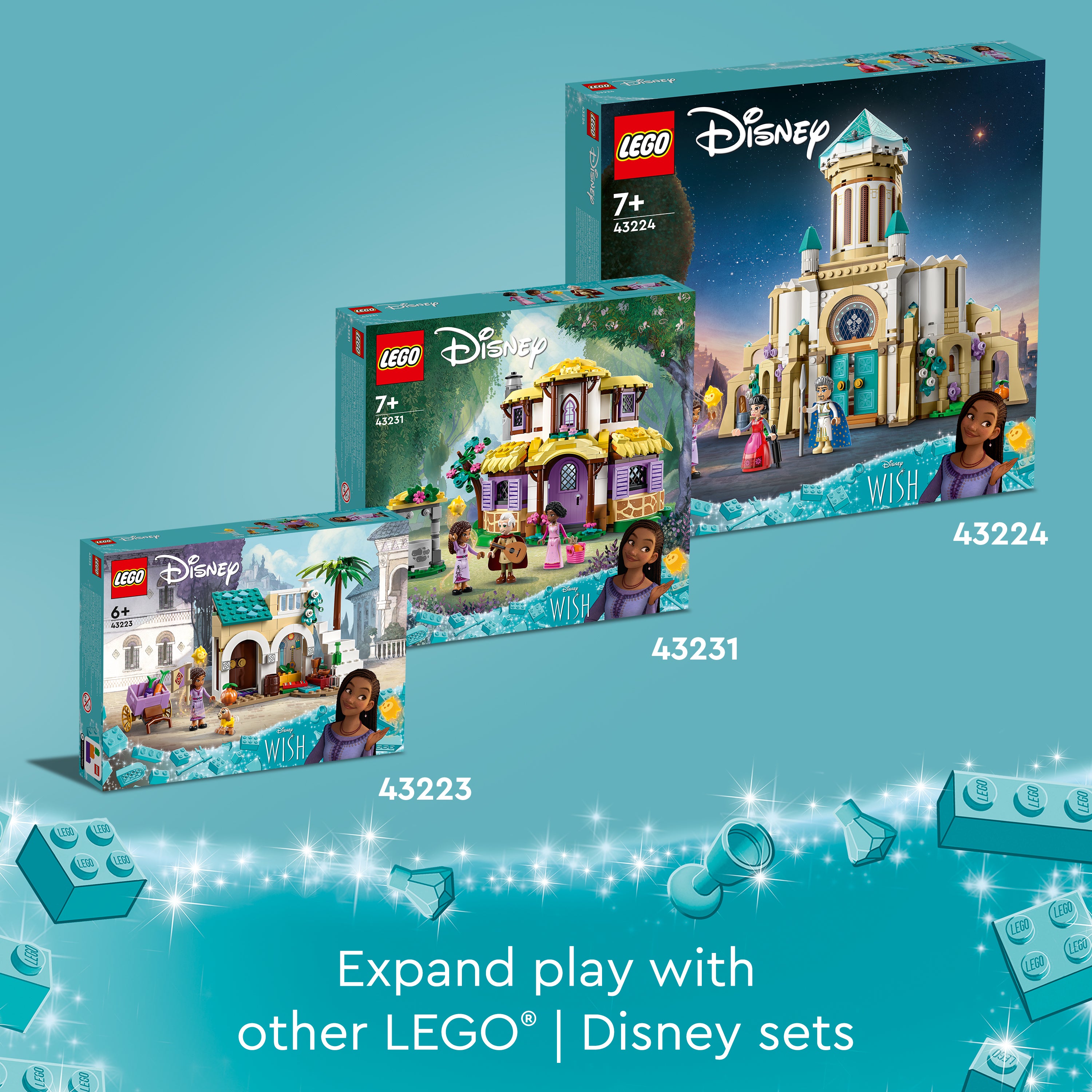 Lego 43231 Disney Wish Ashas Cottage Building