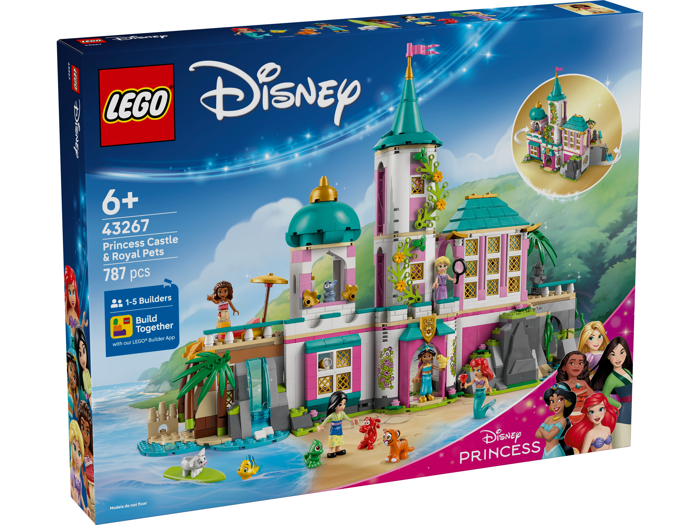 Lego 43267 Princess Castle & Royal Pets Set