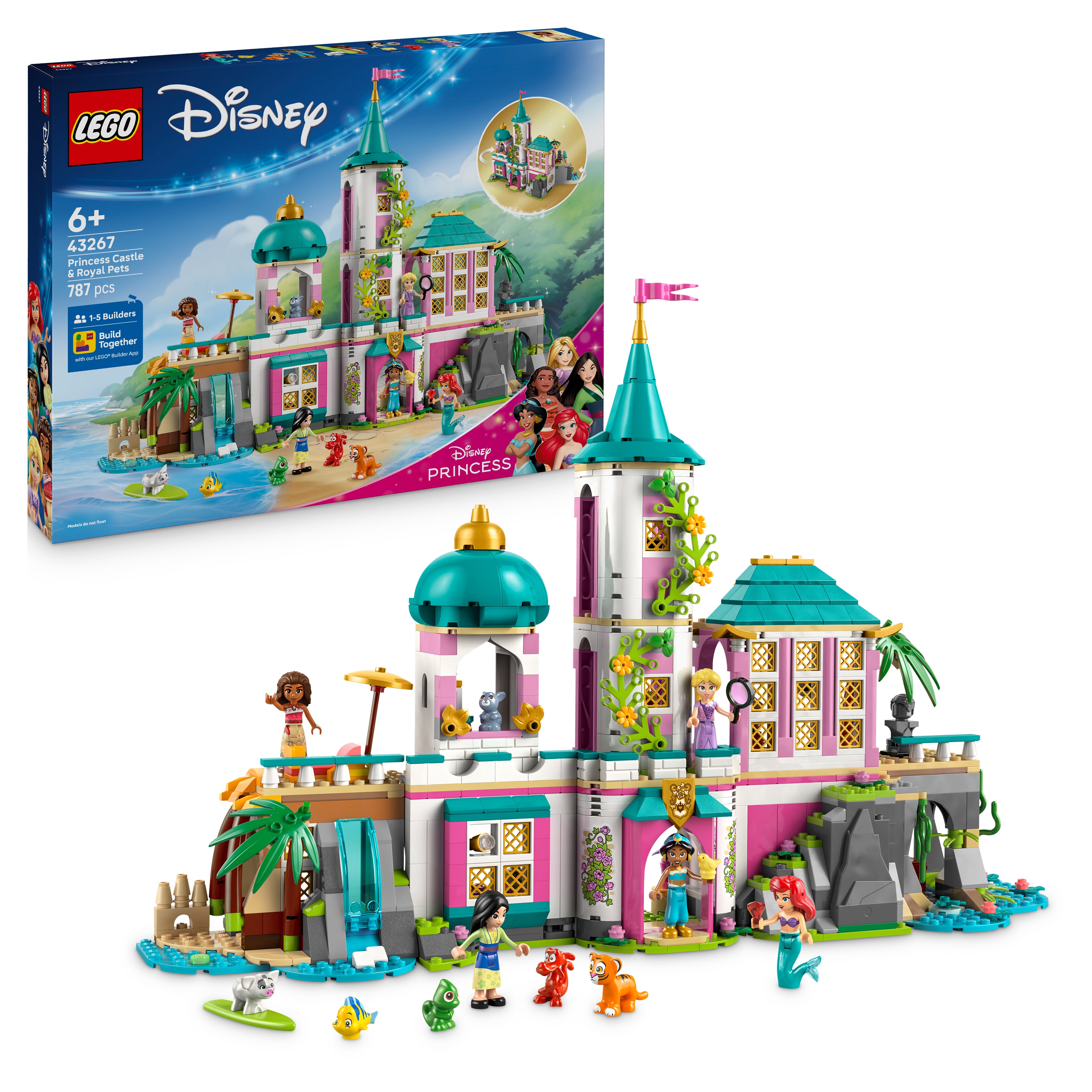 Lego 43267 Princess Castle & Royal Pets Set