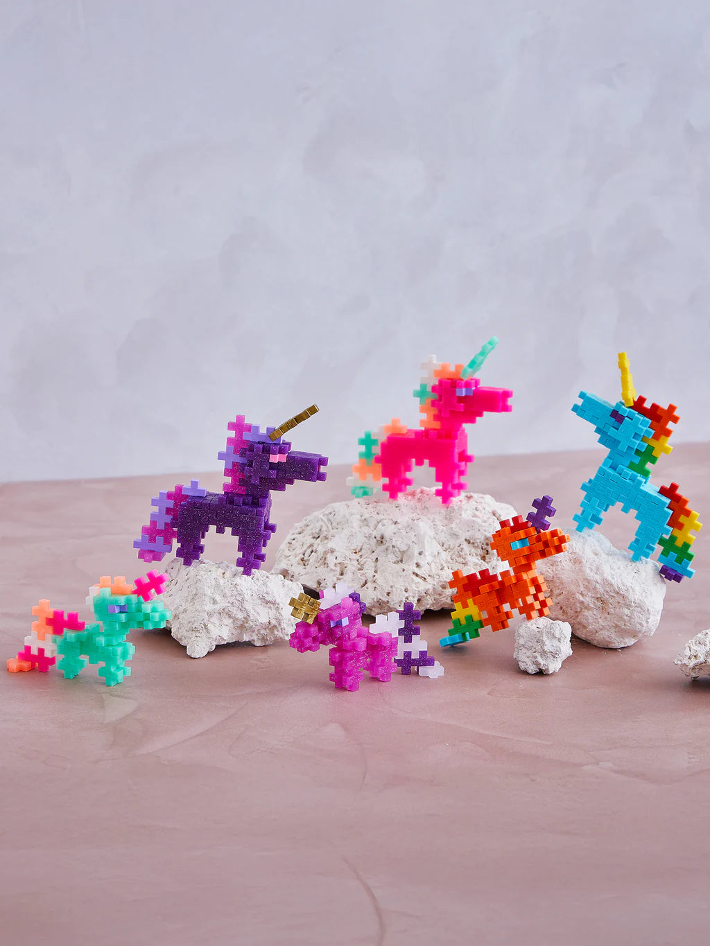 Plus-Plus Rainbow Unicorns 100 Piece Tube