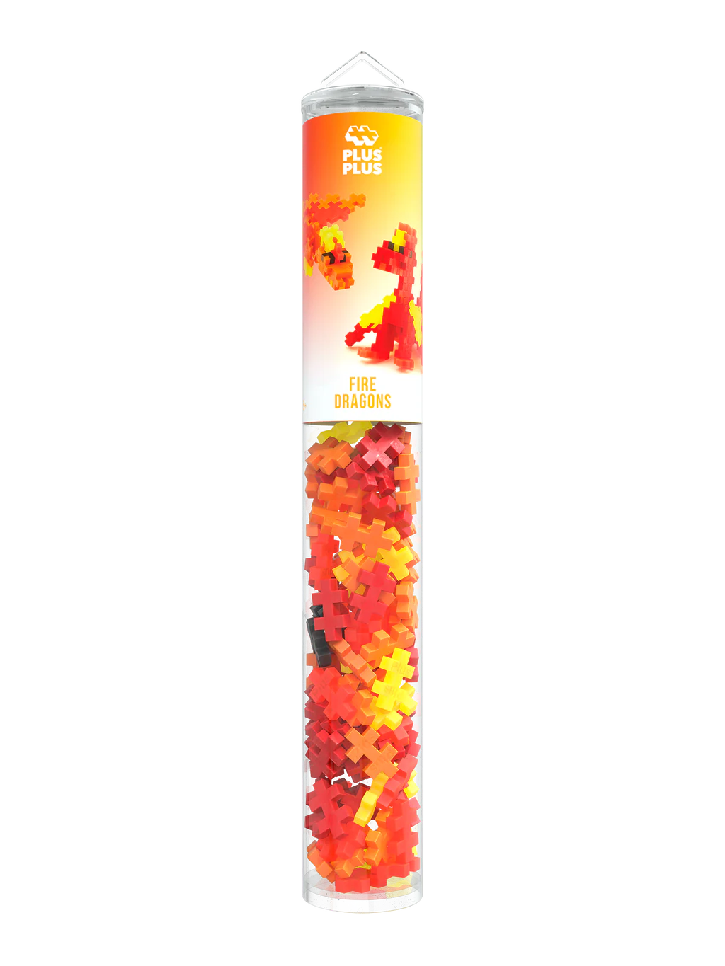 Plus-Plus Fire Dragons 100 Piece Tube