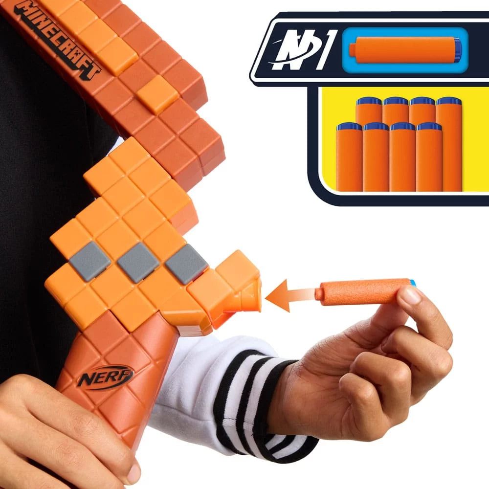 Nerf Minecraft Bow Dart Blaster