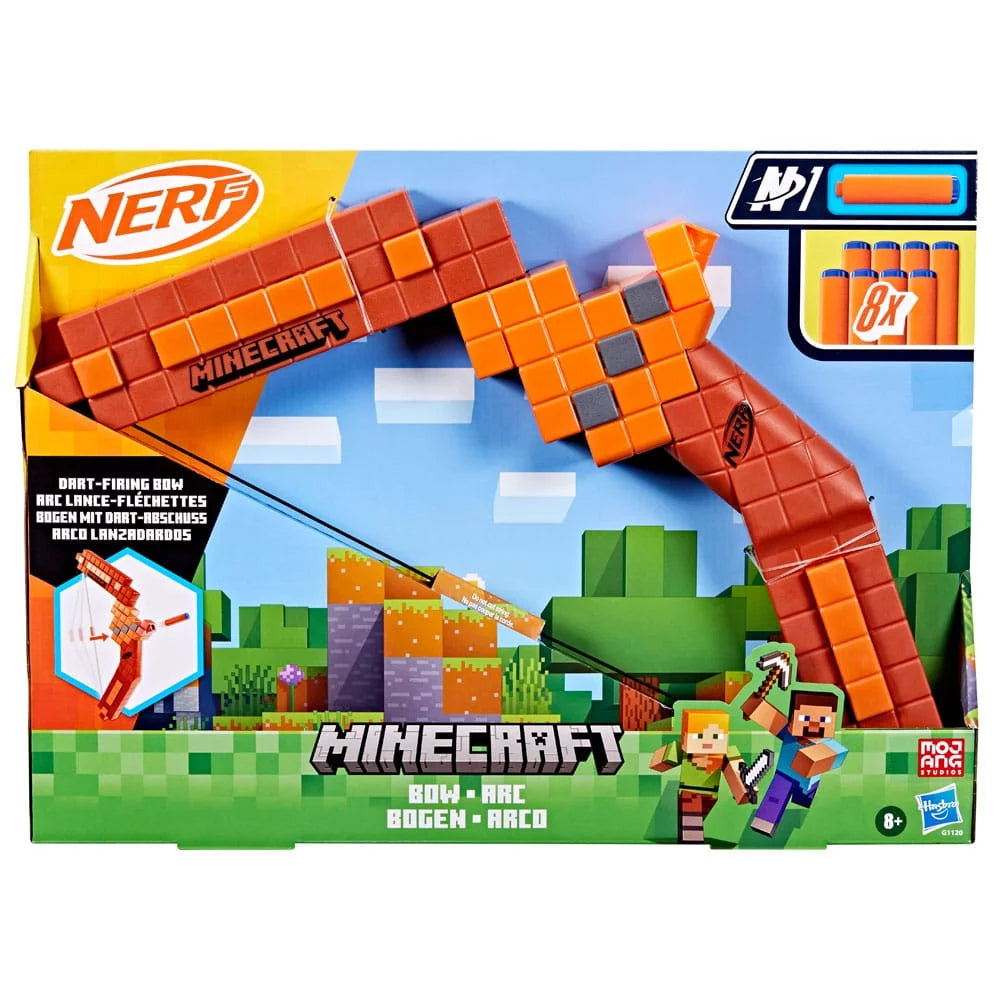 Nerf Minecraft Bow Dart Blaster