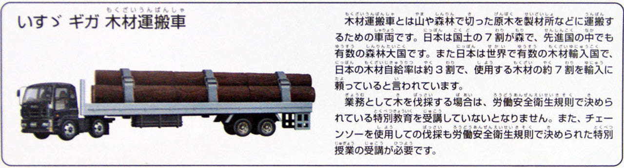 Tomica No.125 Isuzu Giga Wood Transporter