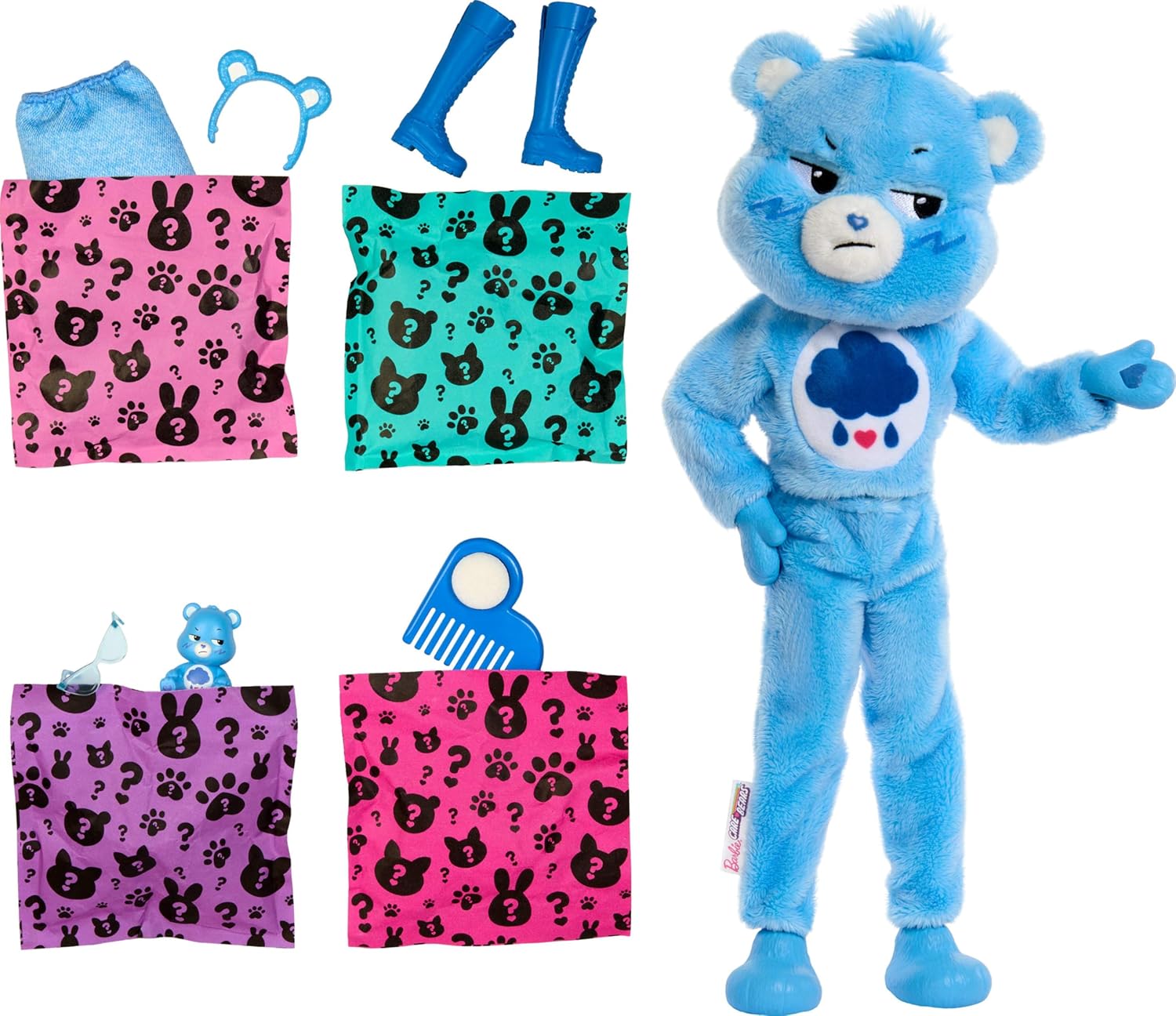Barbie Cutie Reveal Care Bears Grumpy Bear