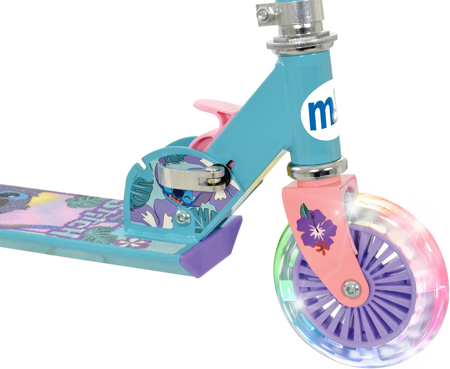 Stitch Folding In Line Scooter with Light Up Wheel