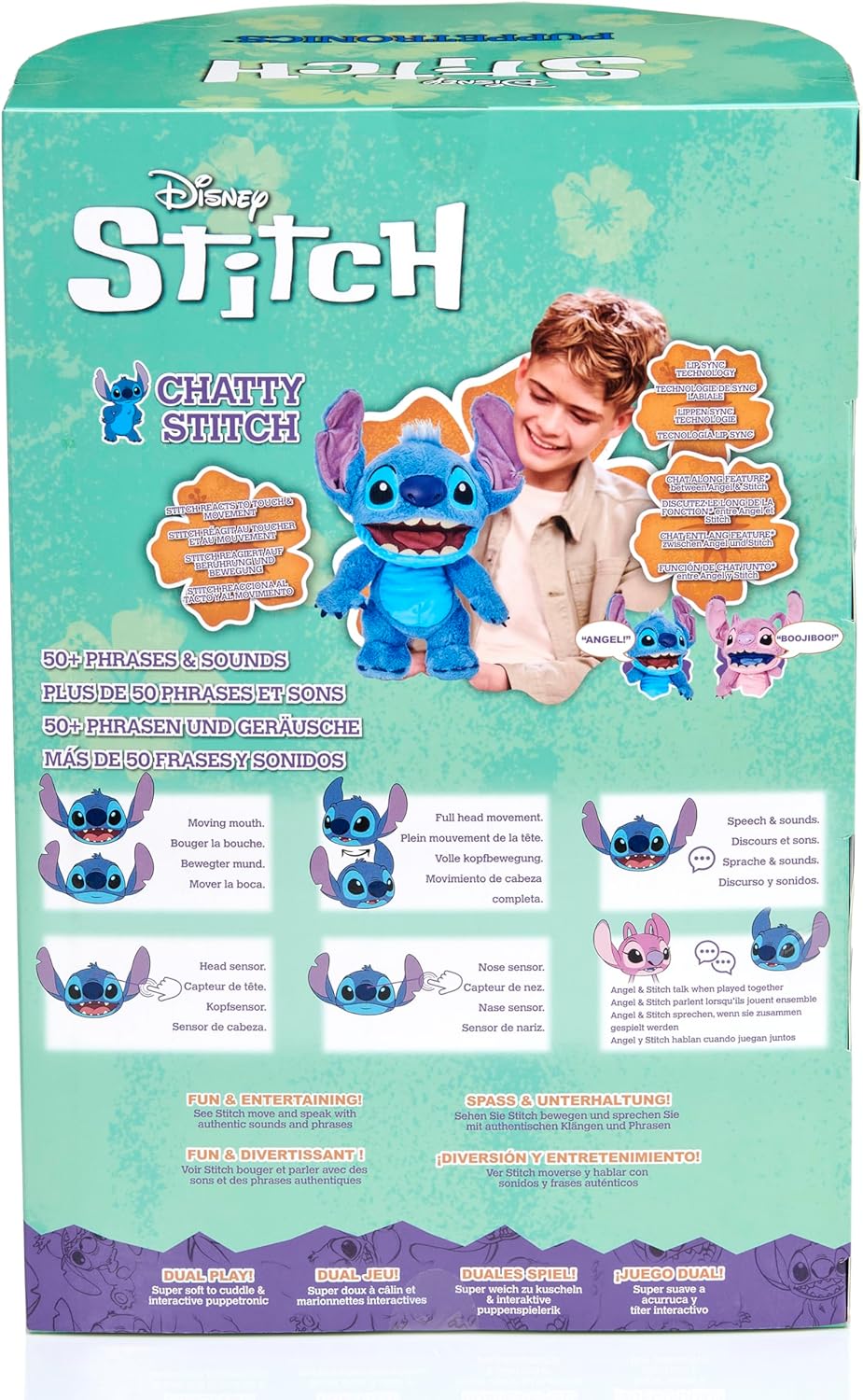 Disney Chatty Stitch Deluxe Puppetronic