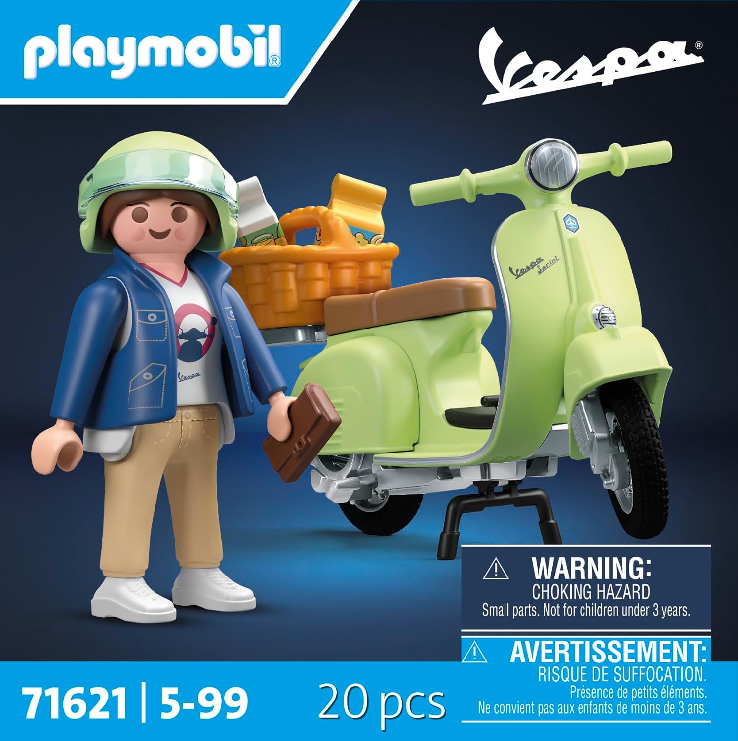 Playmobil 1969 Vespa 150 Sprint Veloce Lime Green