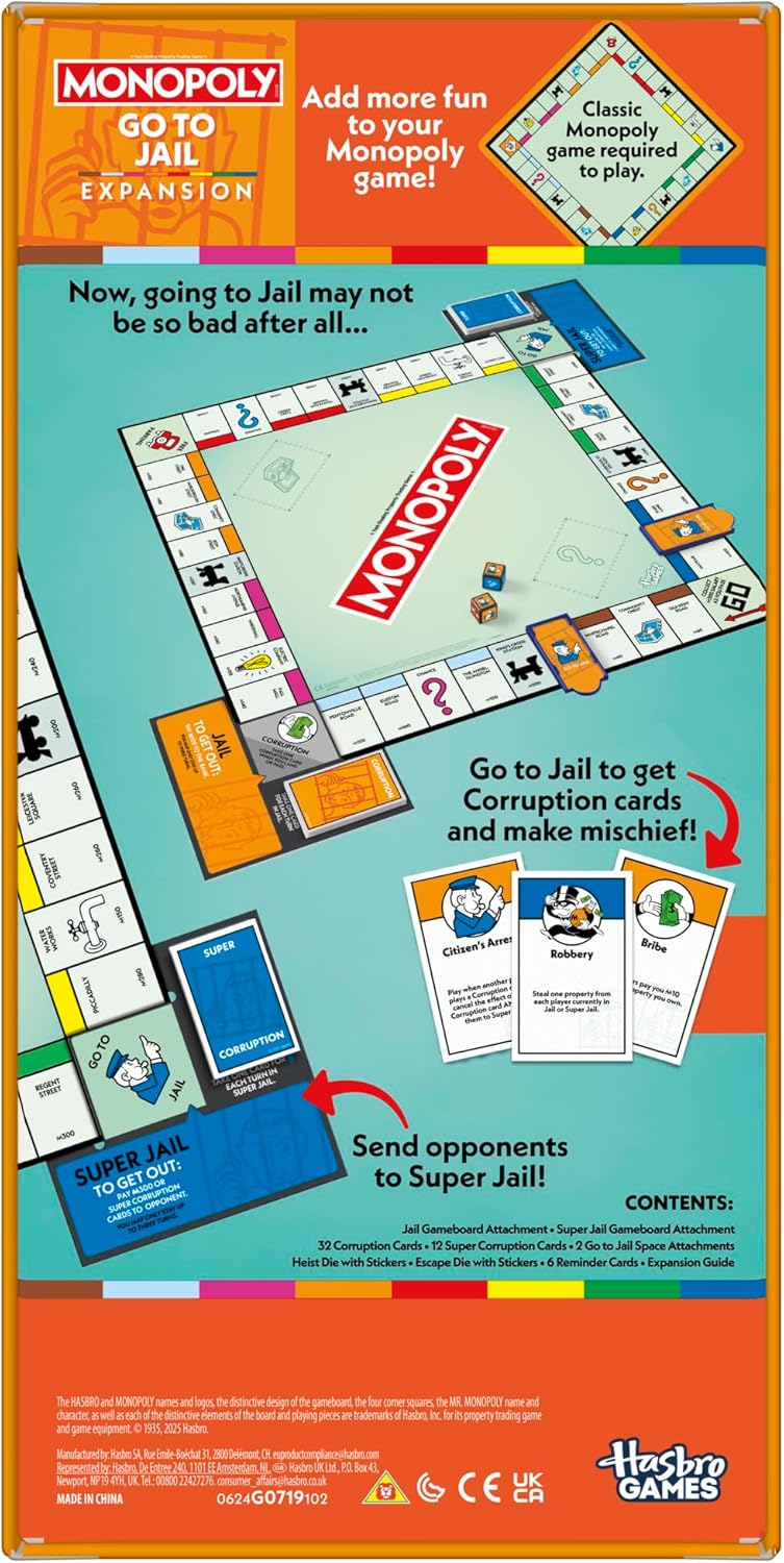 Monopoly Go To Jail Expansion Game