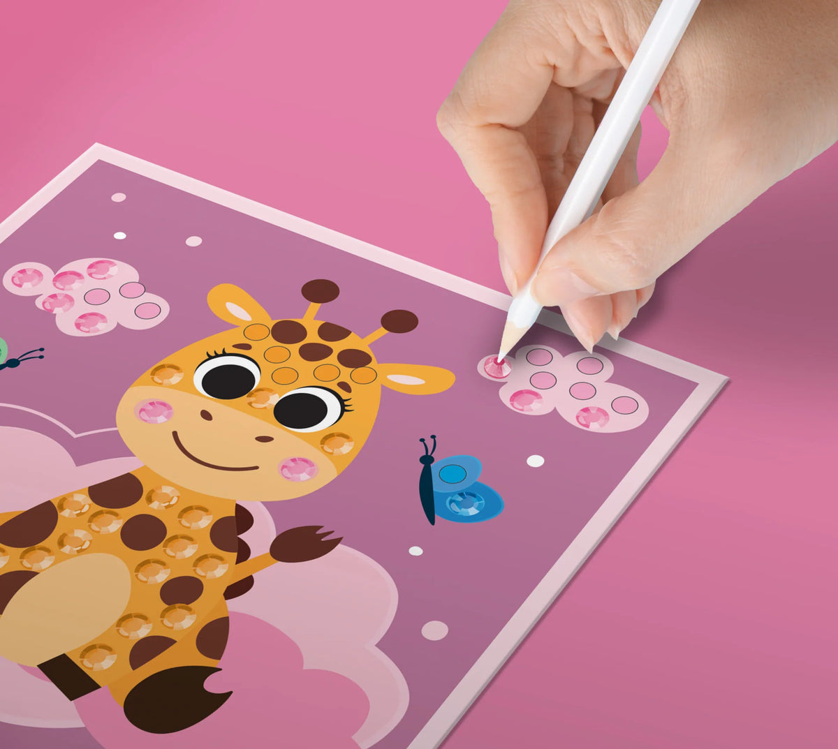 Kitfix Diamond Art Giraffe in the clouds