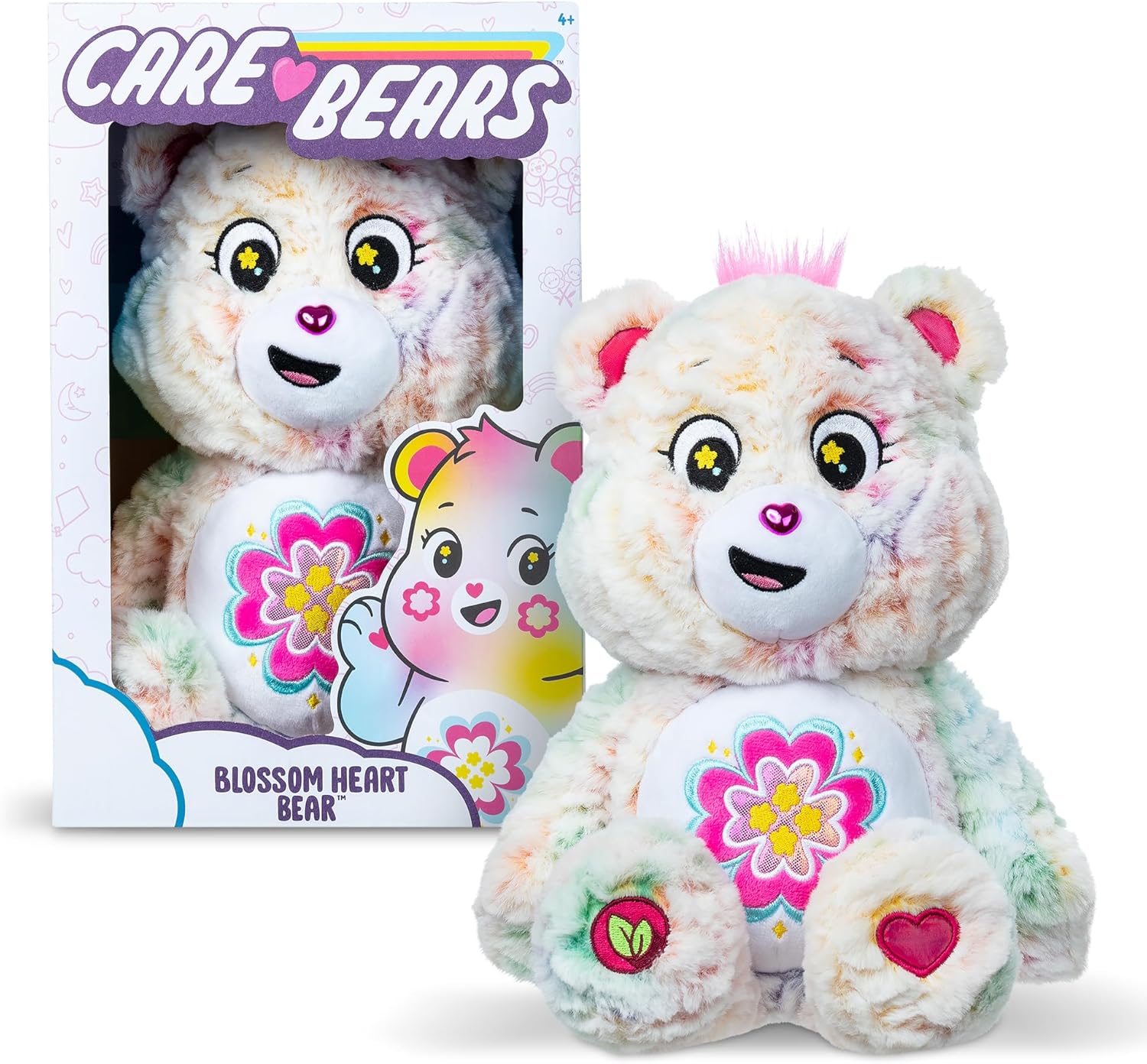 Care Bears Blossom Heart 35cm Medium Plush Bear