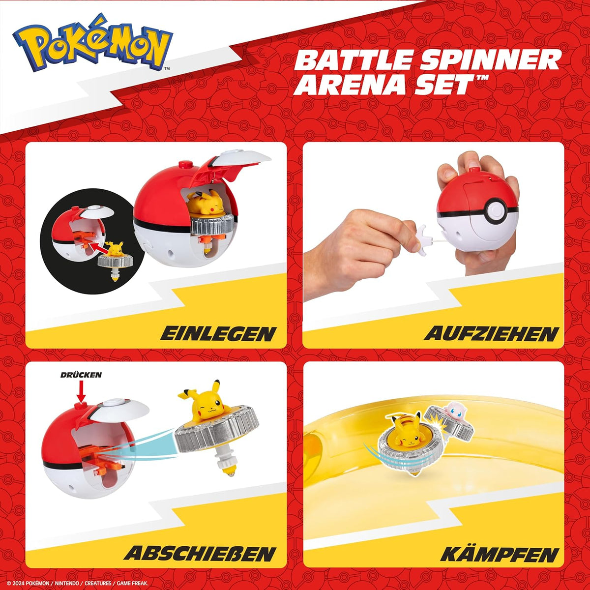 Pokemon Battle Spinner Arena Playset