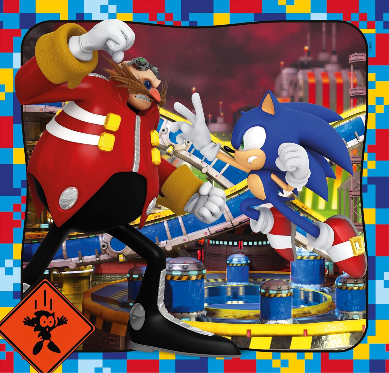 Clementoni Sonic the Hedgehog 3x48 Piece Jigsaw