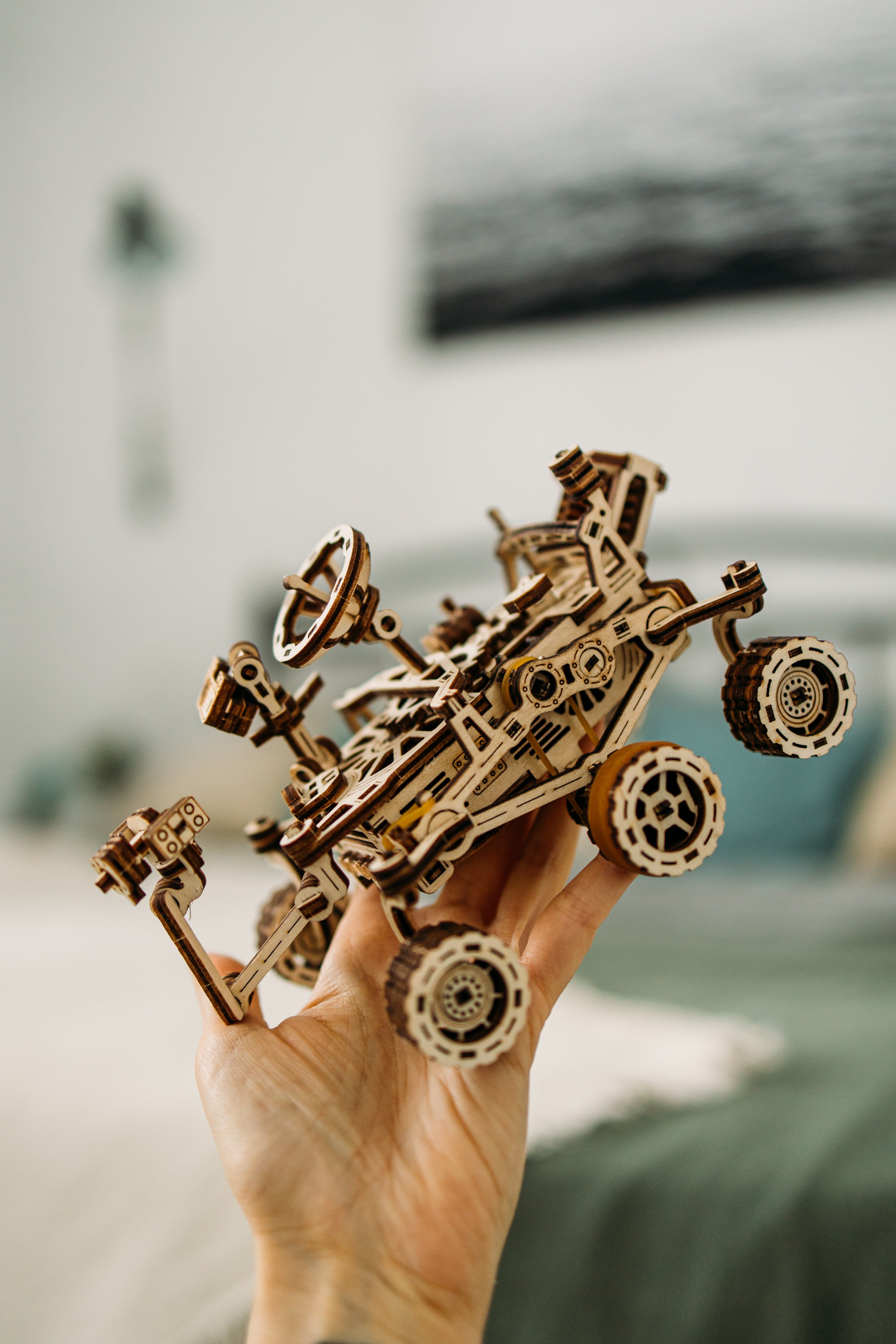 Wood Trick Mars Rover 3D Puzzle Set