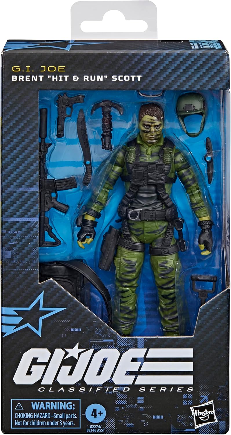 GI Joe Classified Series Brent "Hit & Run" Scott 6" Action Figure