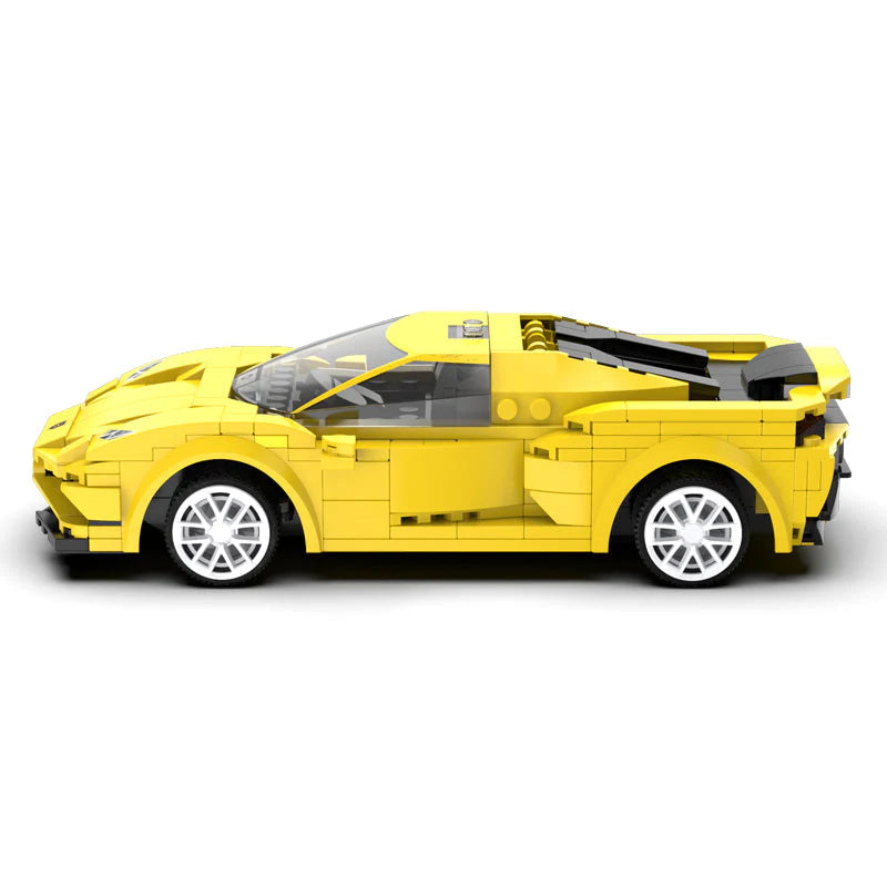 Cada Yellow Evo Sports Car 289 Piece Construction Set
