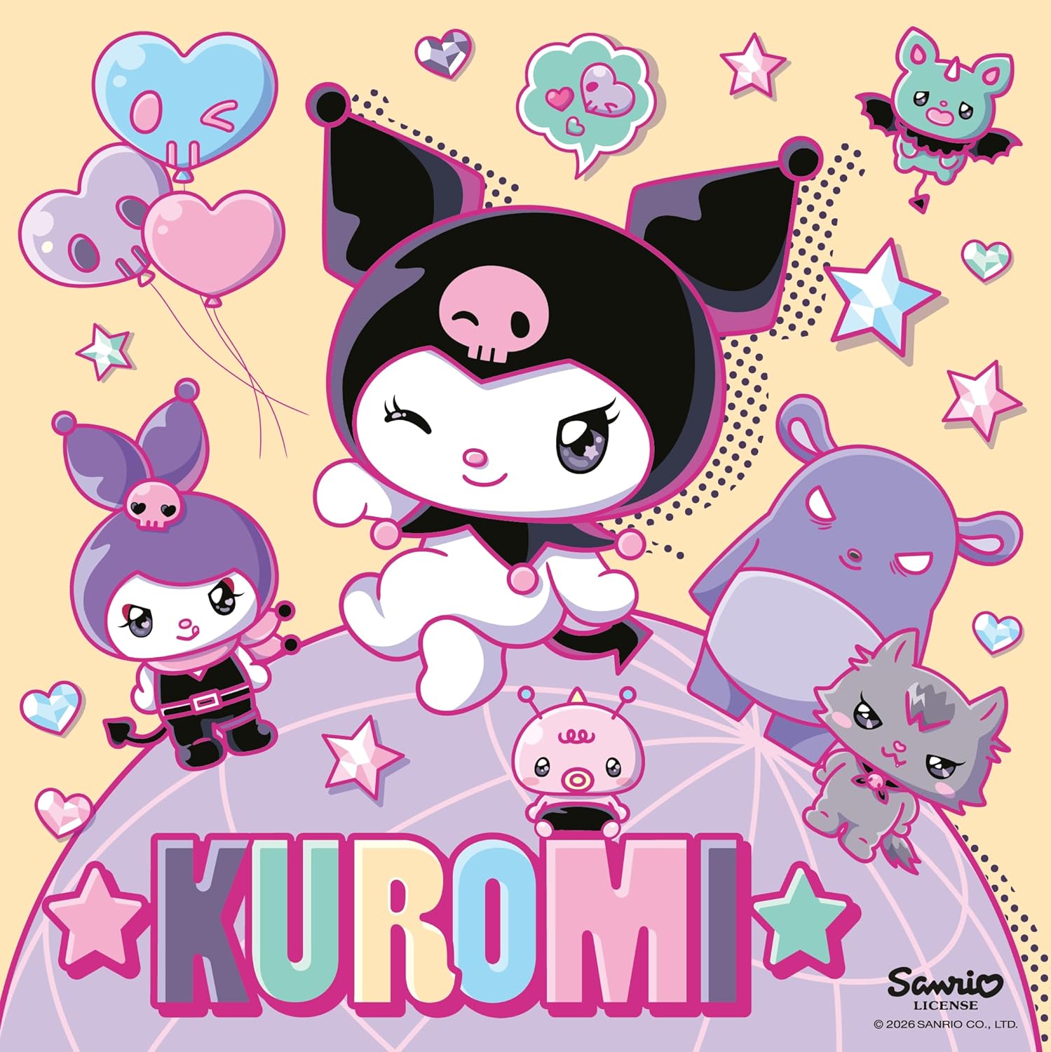 Kuromi on Tour 3x 49 Piece Jigsaw Puzzles